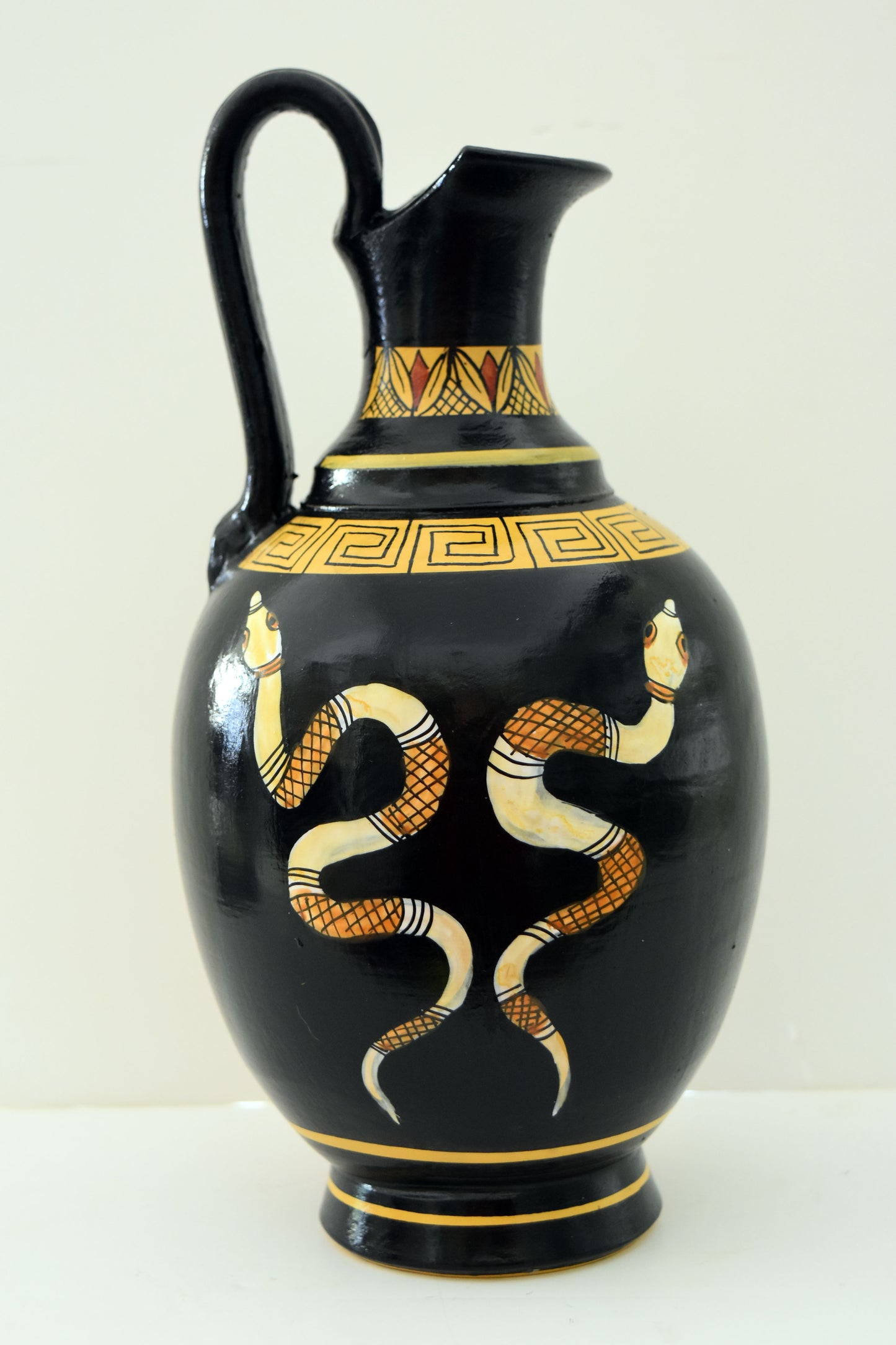 Goddess Hecate Hekate - Crossroads, Night, Magic, Witchcraft, Herbs and poisonous Plants, Ghosts, Necromancy, Sorcery - Ceramic Vase