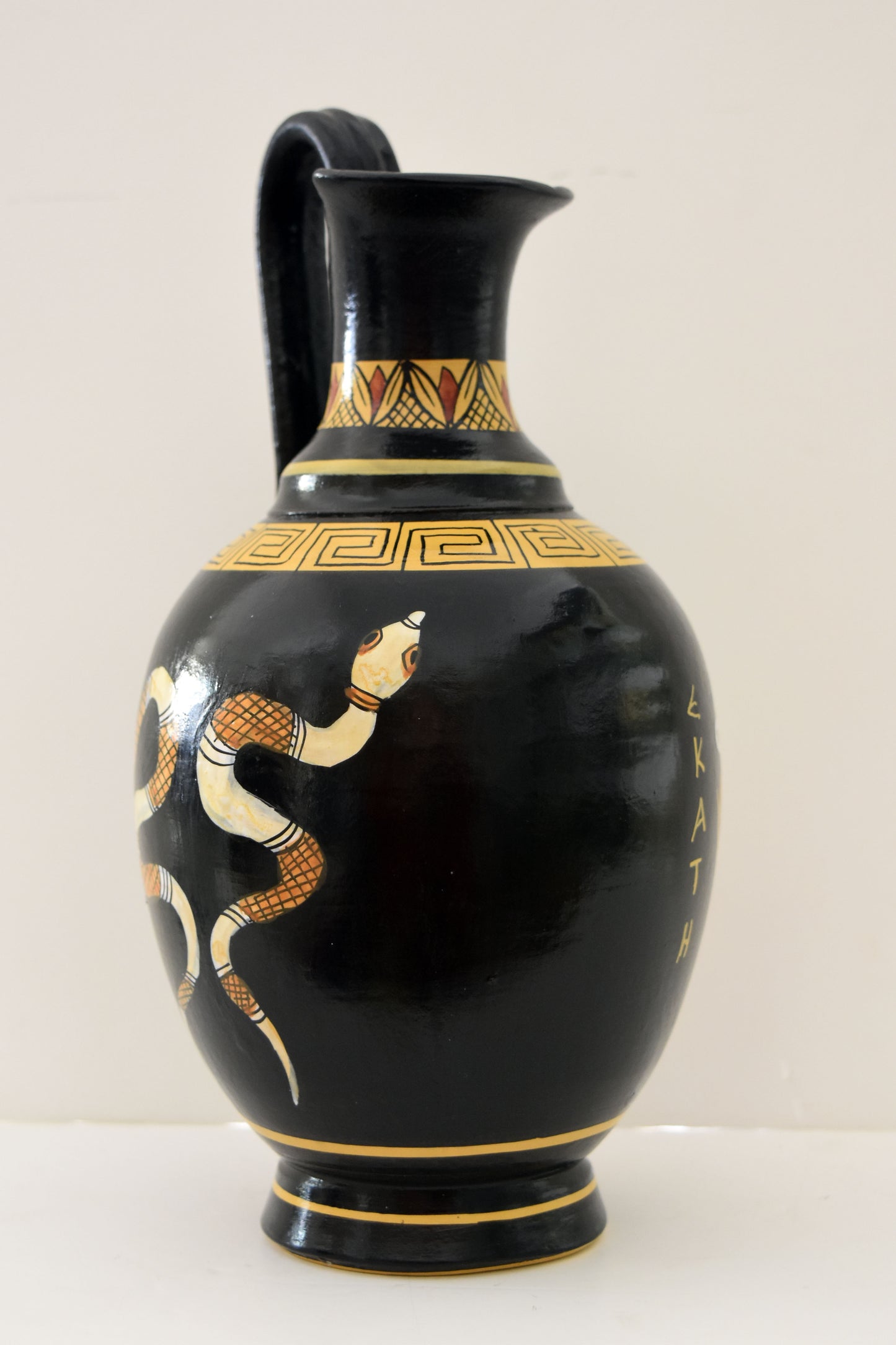 Goddess Hecate Hekate - Crossroads, Night, Magic, Witchcraft, Herbs and poisonous Plants, Ghosts, Necromancy, Sorcery - Ceramic Vase