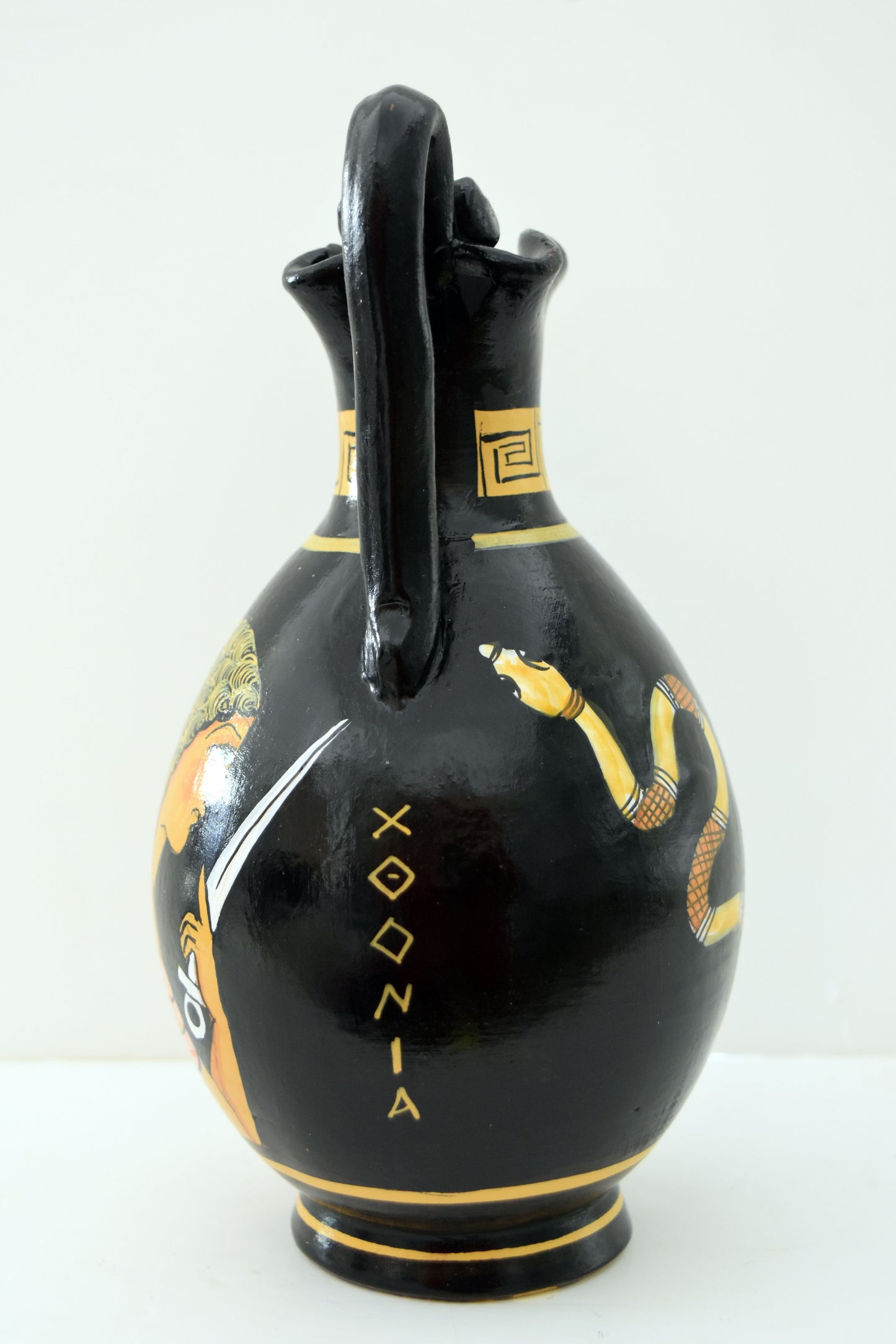 Goddess Hecate Hekate - Crossroads, Night, Magic, Witchcraft, Herbs and poisonous Plants, Ghosts, Necromancy, Sorcery - Ceramic Vase