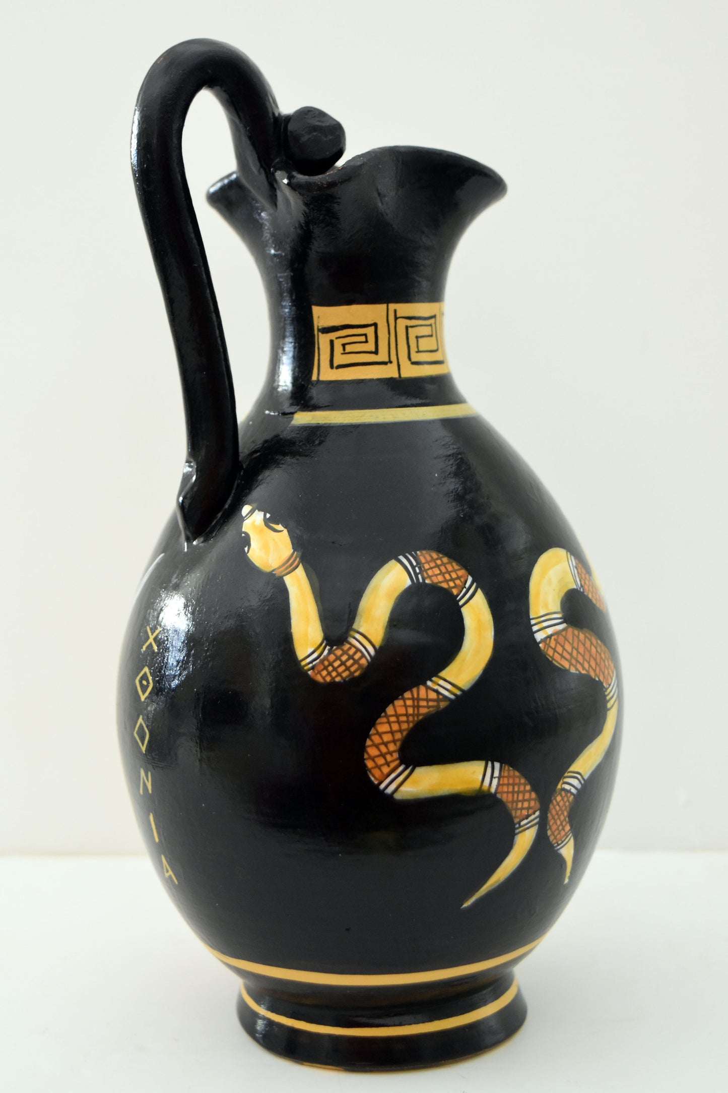 Goddess Hecate Hekate - Crossroads, Night, Magic, Witchcraft, Herbs and poisonous Plants, Ghosts, Necromancy, Sorcery - Ceramic Vase