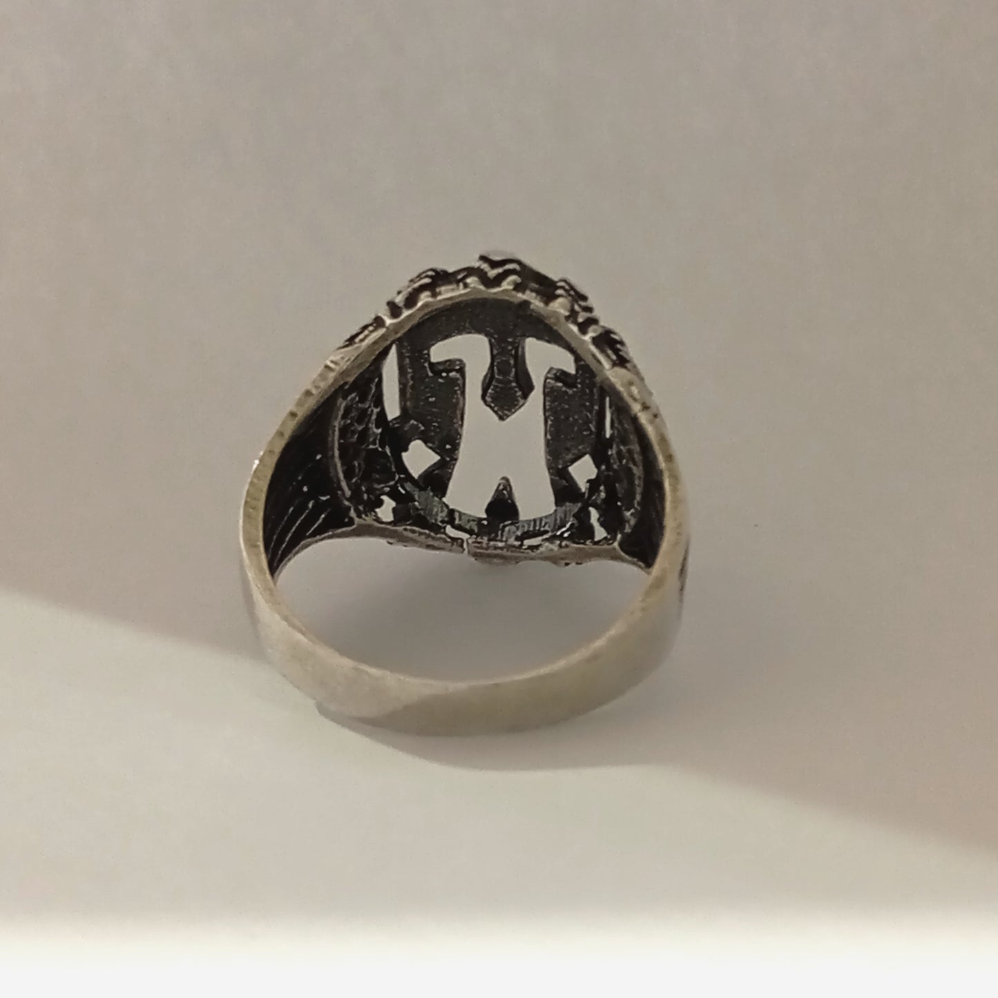 Spartan Helmet - King Leonidas - 300 Spartans - Battle of Thermopylae - 480 BC - Ring - Size EU 64 - Size US 10 1/2 - 925 Sterling Silver