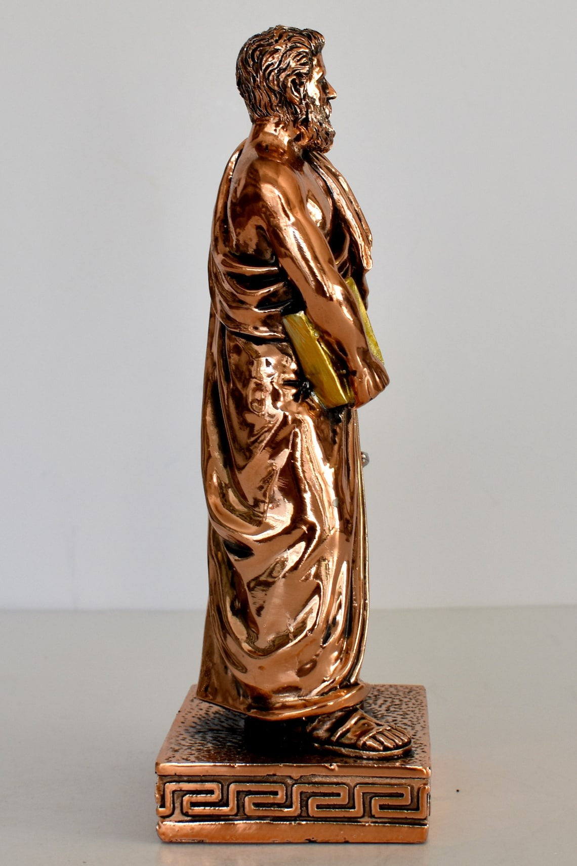 Hippocrates of Kos - Greek physician - Father of Medicine - 460– 370 BC - Hippocratic School of Medicine - Copper Plated Alabaster