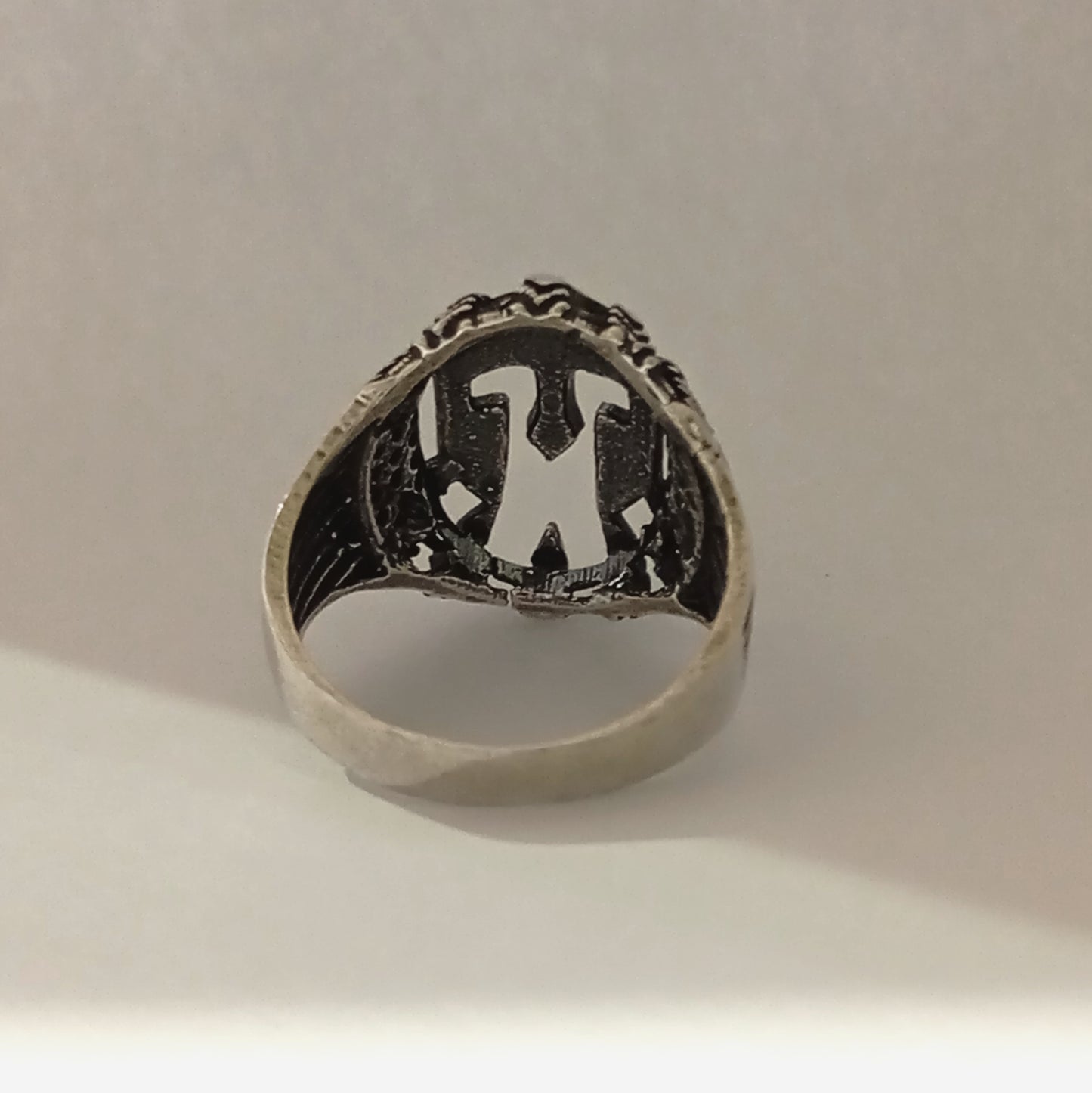 Spartan Helmet - King Leonidas - 300 Spartans - Battle of Thermopylae - 480 BC - Ring - Size EU 61 - Size US 9 1/2 - 925 Sterling Silver