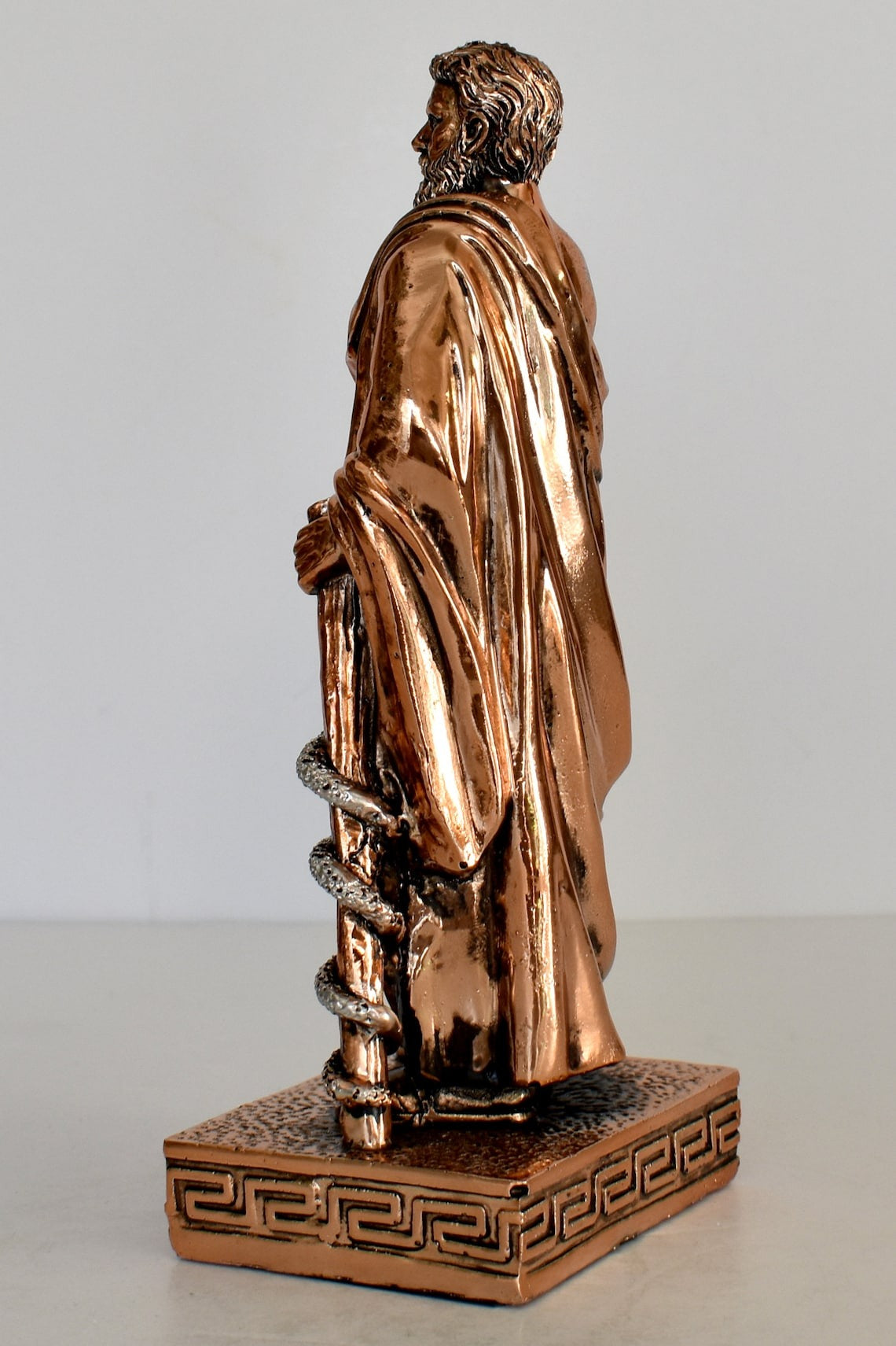 Hippocrates of Kos - Greek physician - Father of Medicine - 460– 370 BC - Hippocratic School of Medicine - Copper Plated Alabaster