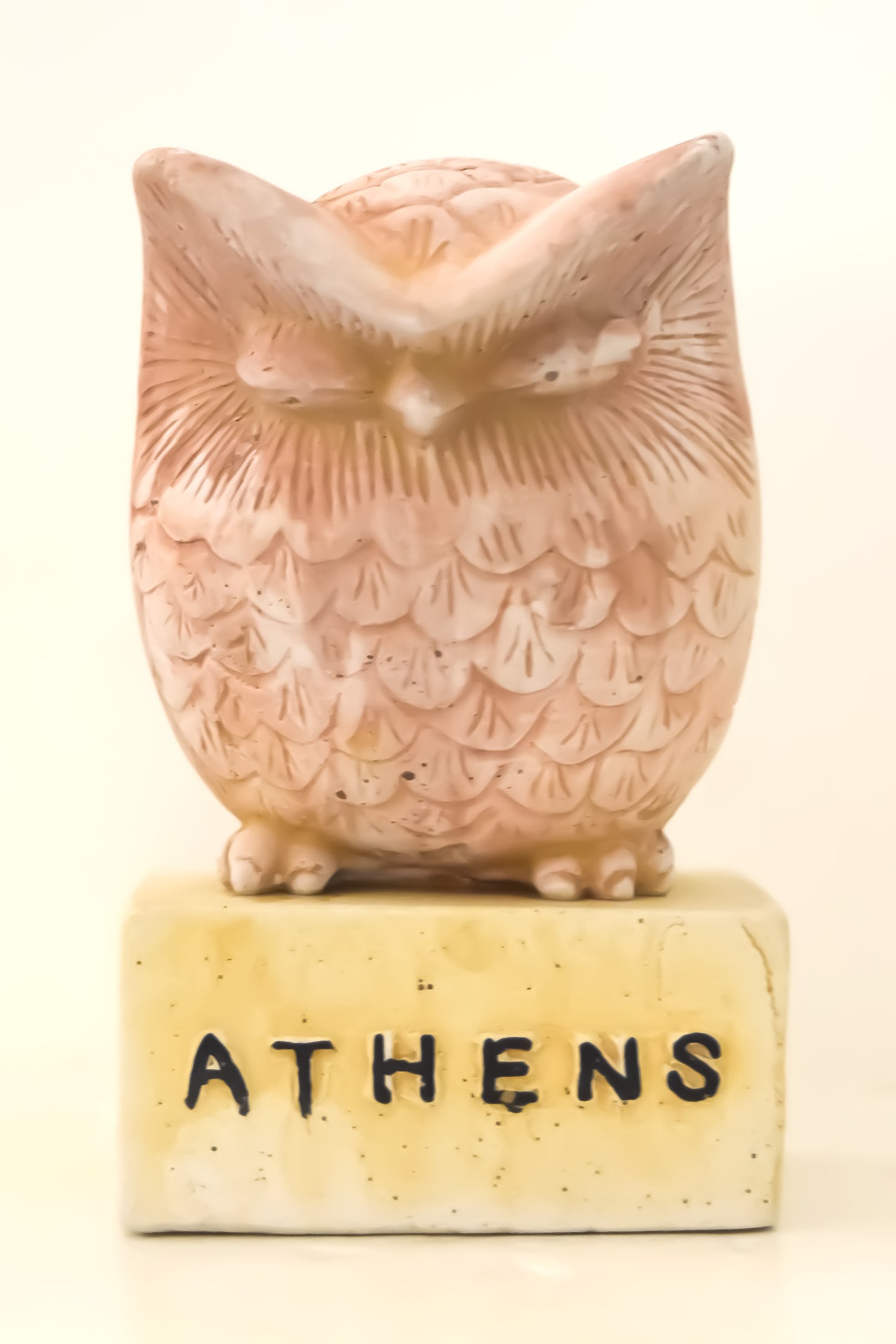 Owl of Wisdom and Intelligence - Symbol of Goddess Athena Minerva - Athenian - Ancient Greece - Casting Stone