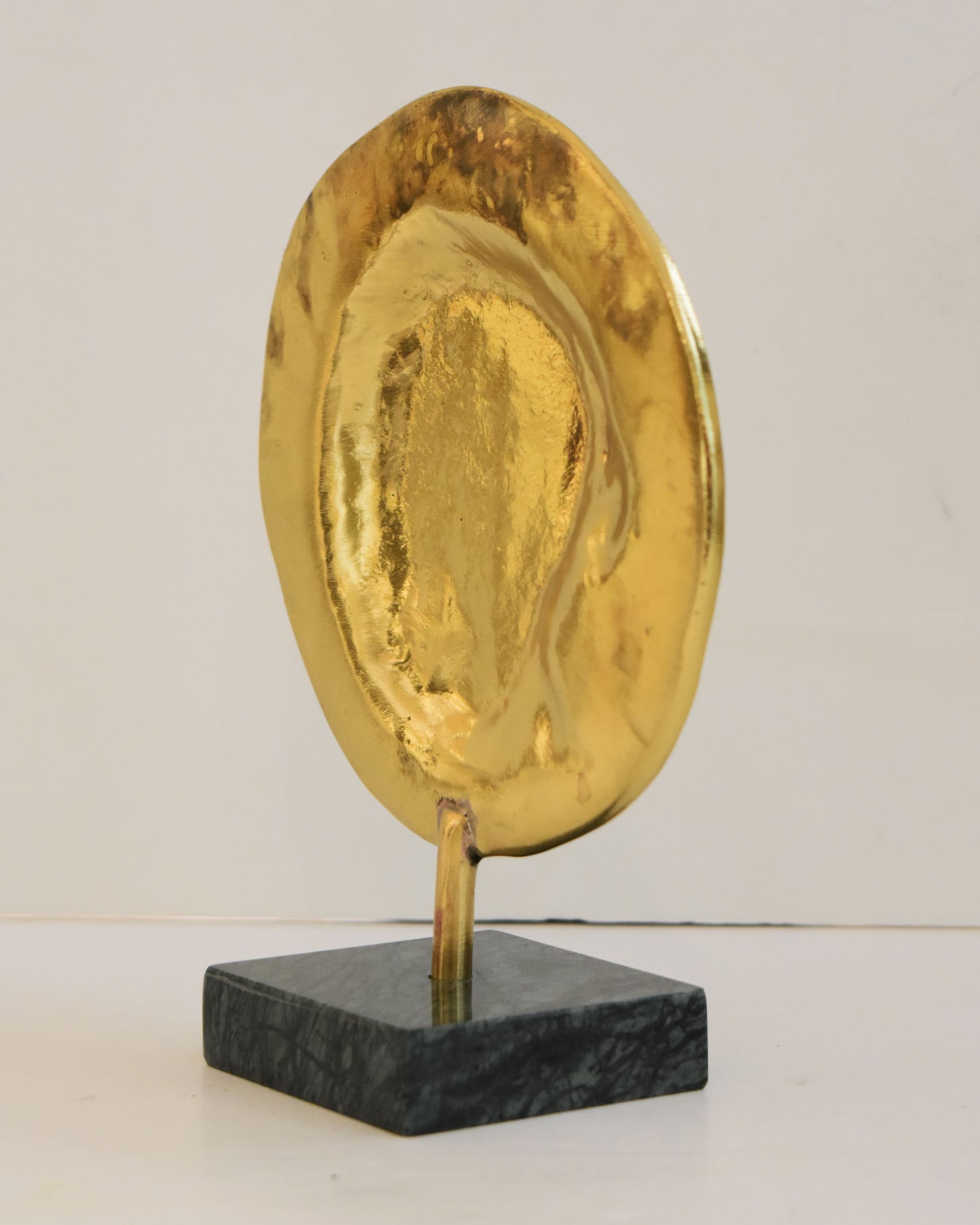 Ancient Greek Macedonian Shield - Alexander the Great - Marble Base - Museum Replica - Pure Bronze Sculpture