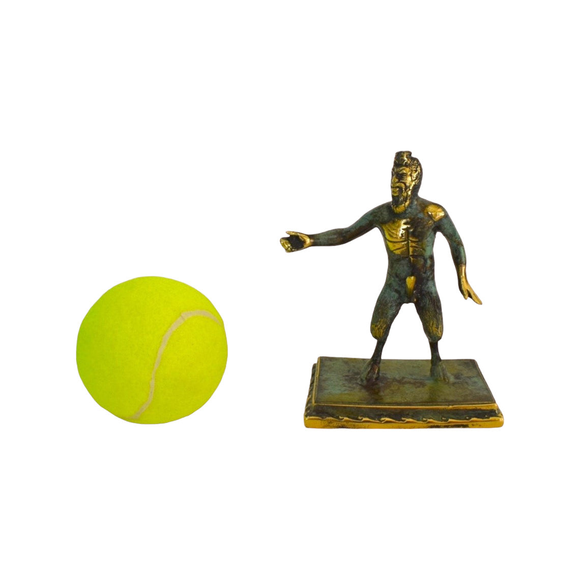 Pan - Ancient Greek god of the Wild,Shepherds and Flocks, Nature of Mountain Wilds,Rustic Music,Companion of Nymphs - pure bronze statue