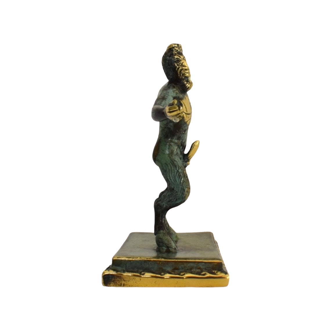 Pan - Ancient Greek god of the Wild,Shepherds and Flocks, Nature of Mountain Wilds,Rustic Music,Companion of Nymphs - pure bronze statue