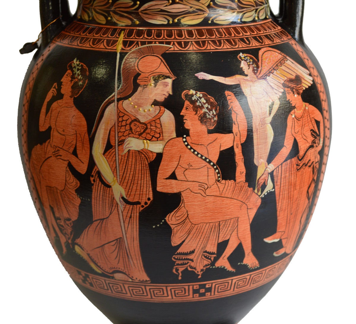 Odysseus passing the Sirens - Red Figure Volute Krater Vase