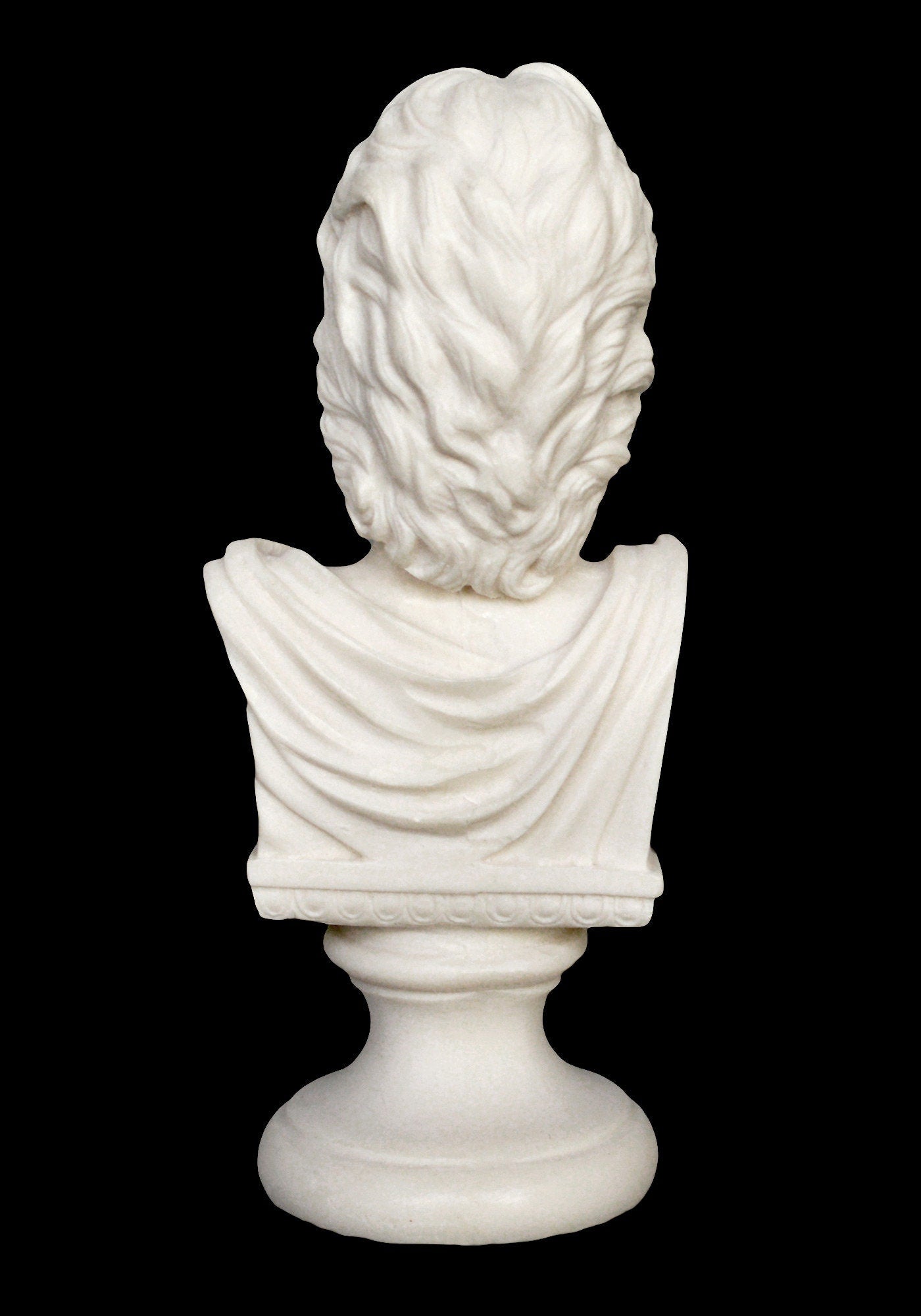 Alexander the Great - One of the Greatest Military Strategists and Leaders in World History - King of Macedonia - Alabaster Bust