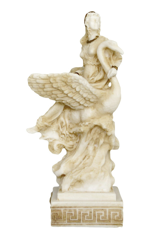 Aphrodite Venus – Greek Roman Goddess of Love, Beauty, Pleasure, Fertility, Desire and Procreation - Aged Alabaster Statue