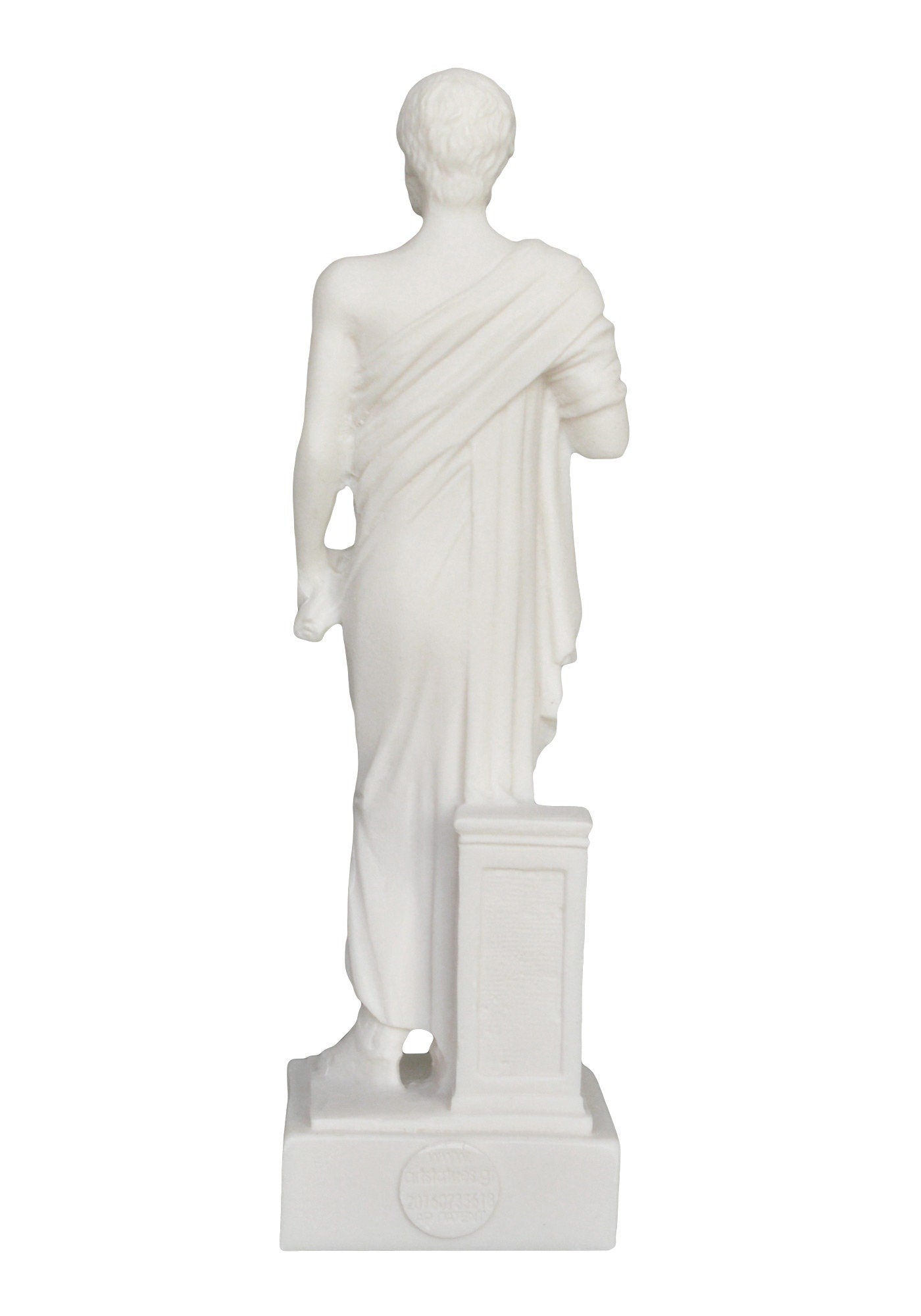 Aristotle - Ancient Greek Philosopher - Student of Plato - Teacher of Alexander the Great - Alabaster Statue