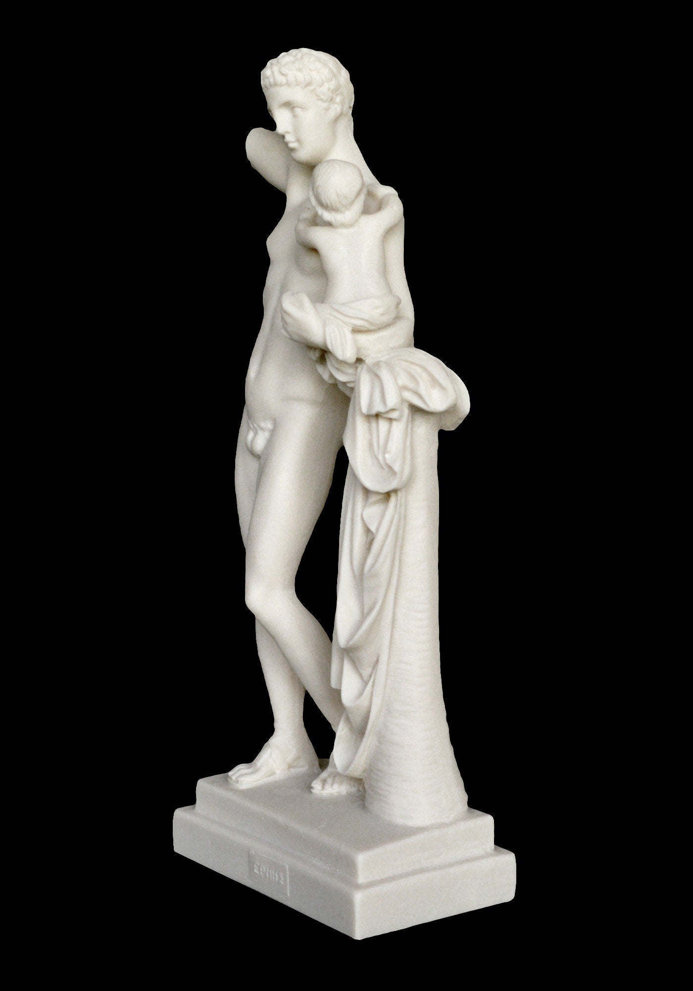 Hermes and Dionysus of Praxiteles - Olympia museum - Alabaster sculpture