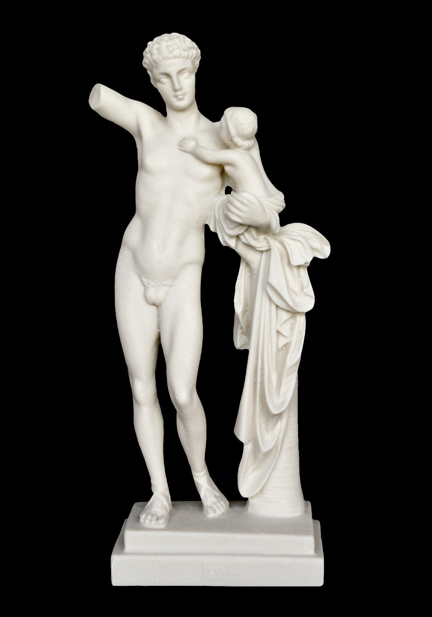 Hermes and Dionysus of Praxiteles - Olympia museum - Alabaster sculpture