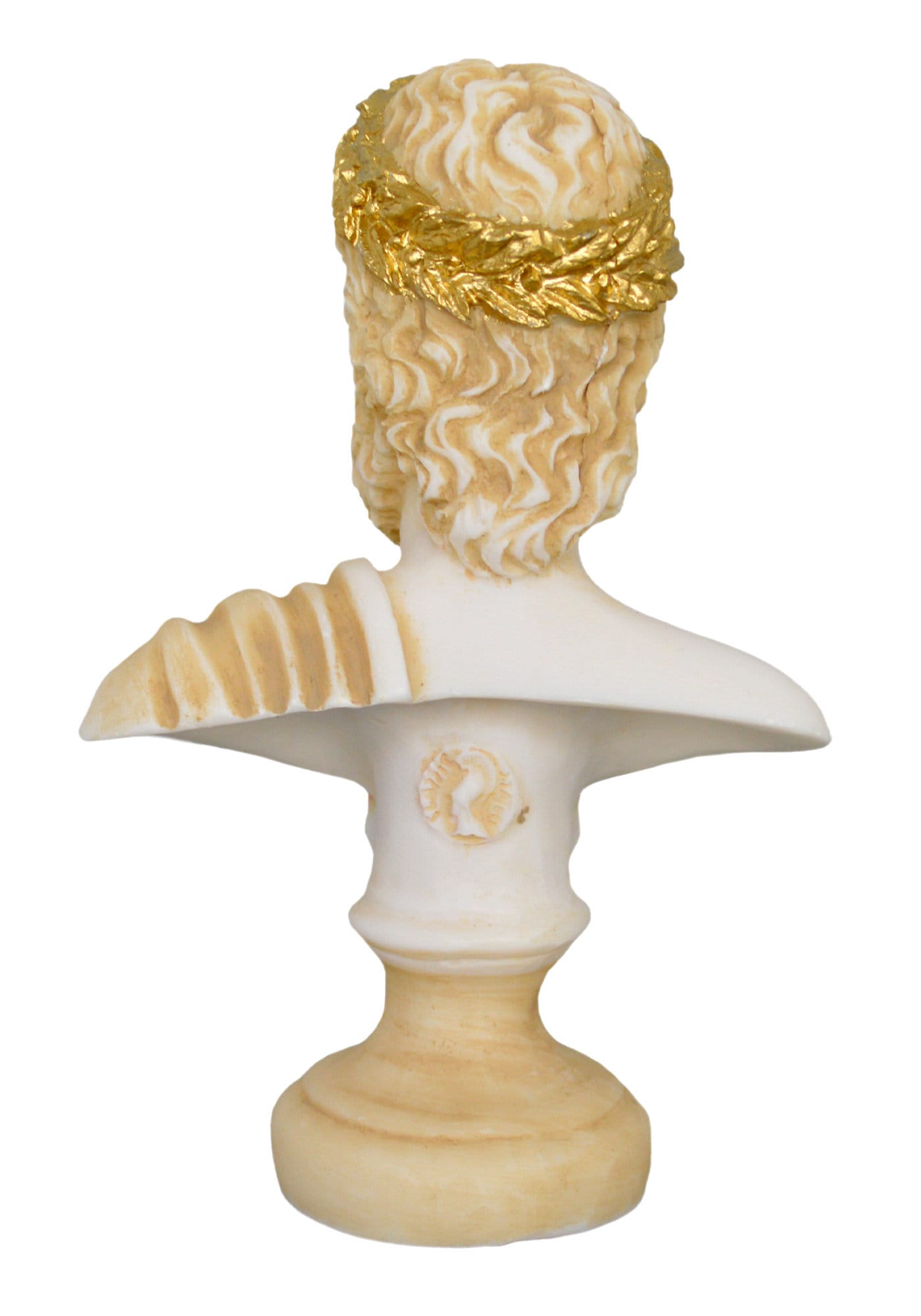 Zeus - Olympian King of All Gods, Ruler of Sky and Thunder - Bust - aged Alabaster Statue