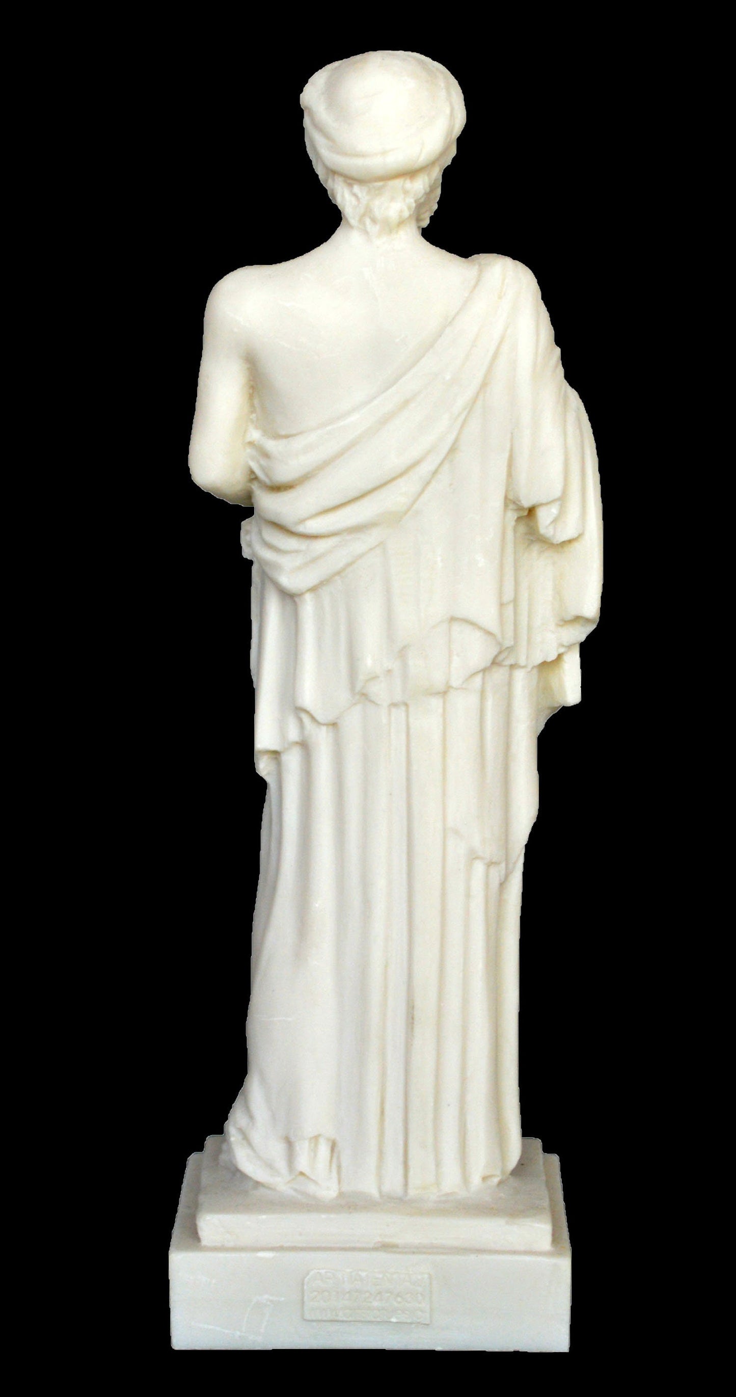 Pythagoras of Samos - 570–495 BC - Ancient Greek Philosopher and Mathematician - Immortality of the Soul - Alabaster Statue Sculpture