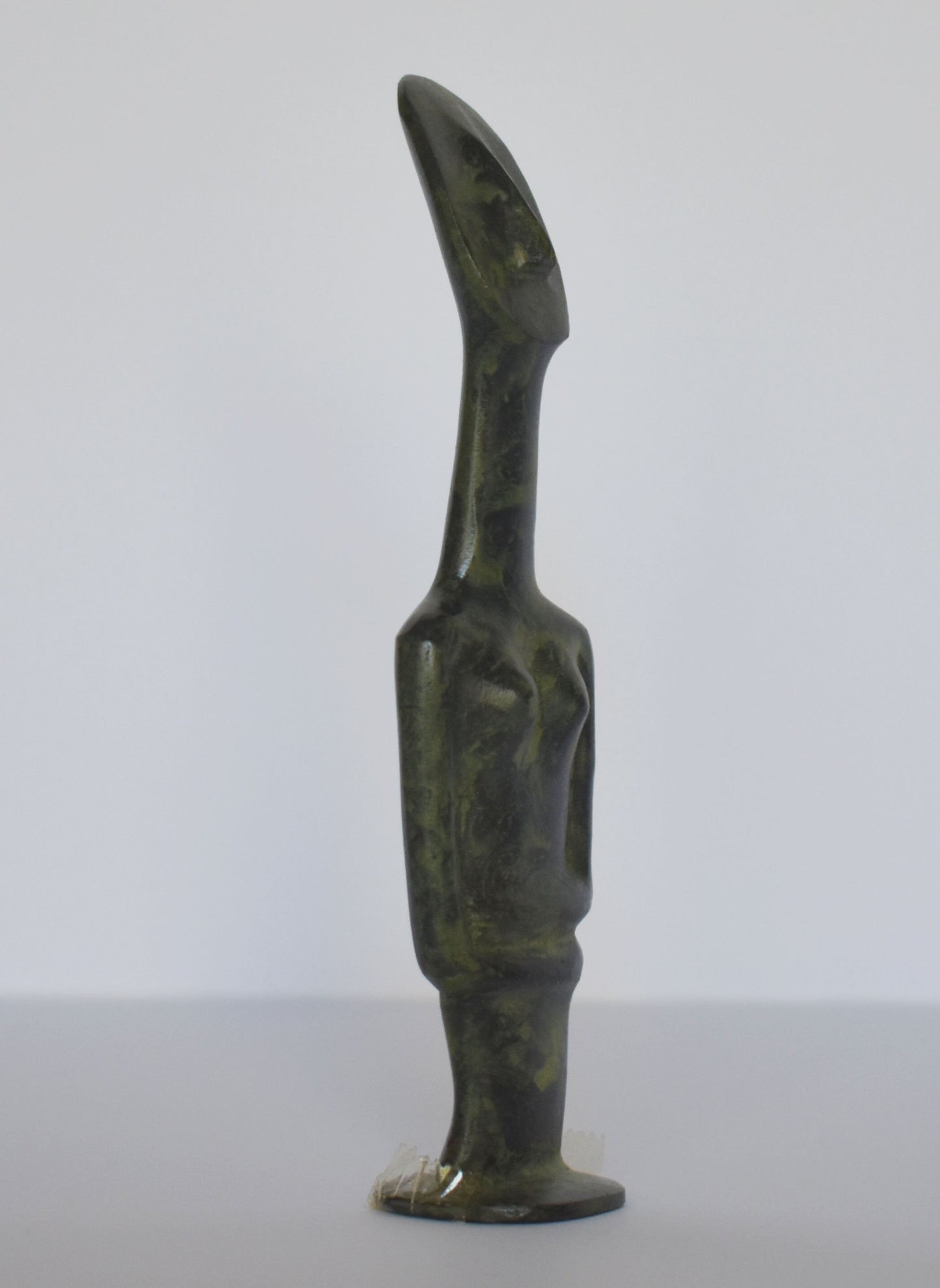 Cycladic Female Bust - Figure from Keros island - pure bronze statue