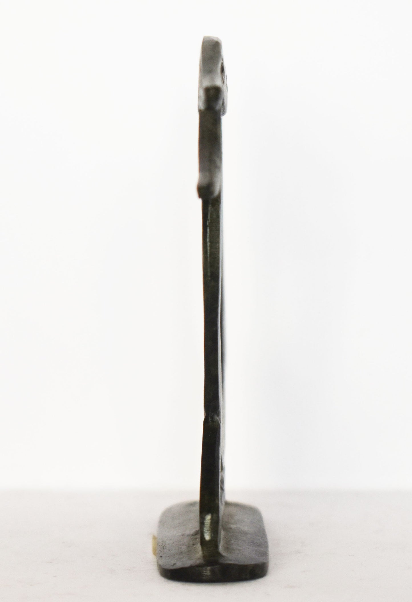 Graceful Ibex - pure Bronze Sculpture - Symbol of Energy, Long Life, Fertility