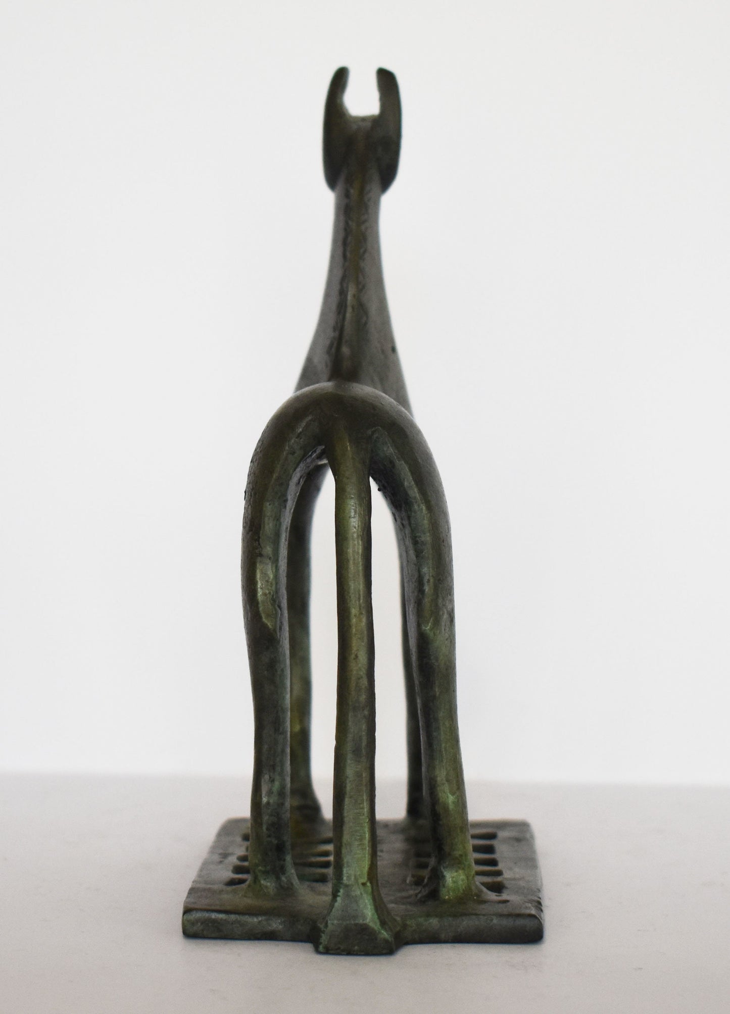 Ancient Greek Horse from Olympia - pure Bronze Sculpture - Symbol of Wealth and Prosperity