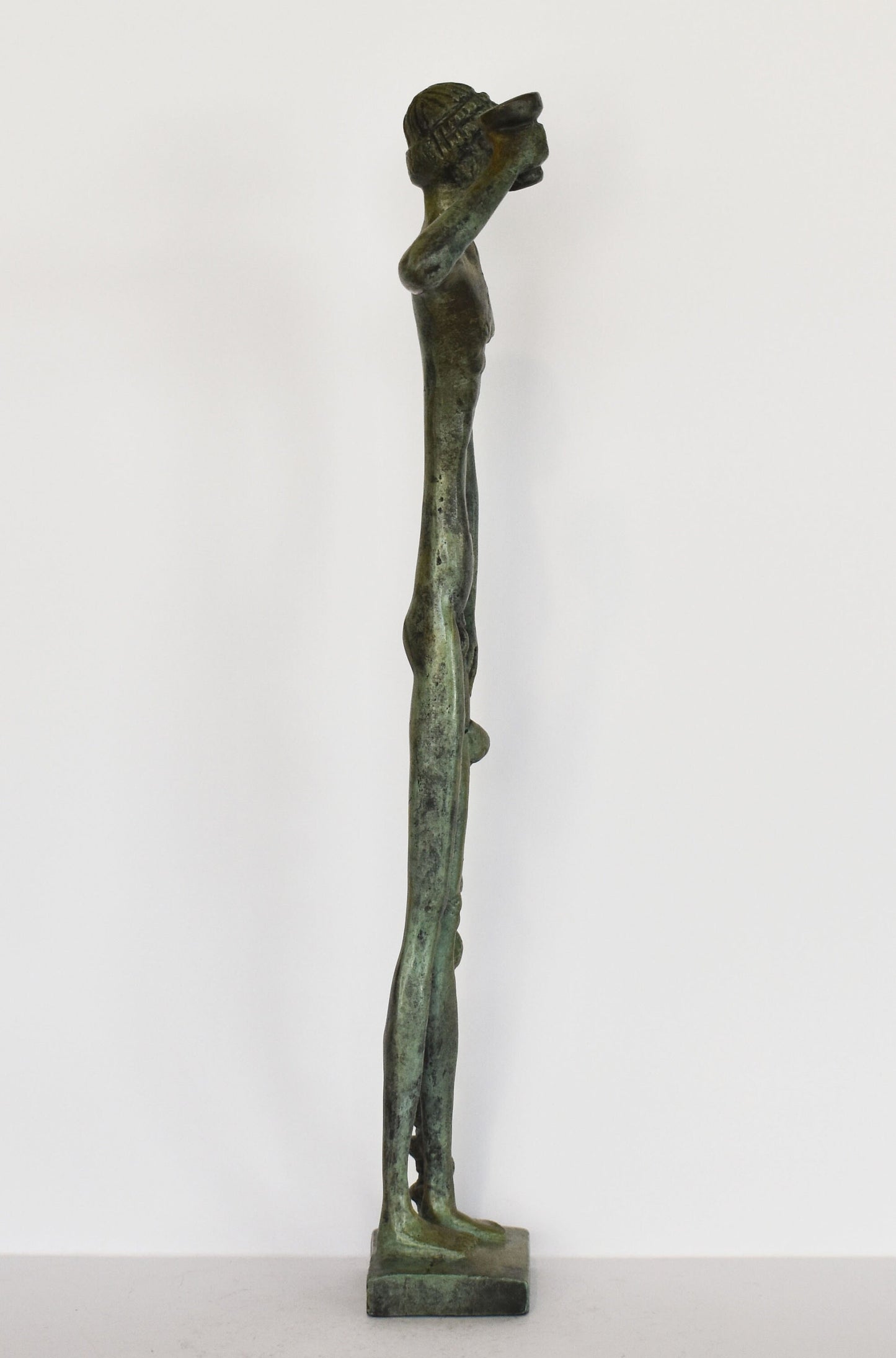 Asclepius statue - Ancient Greek God of medicine - pure Bronze Sculpture