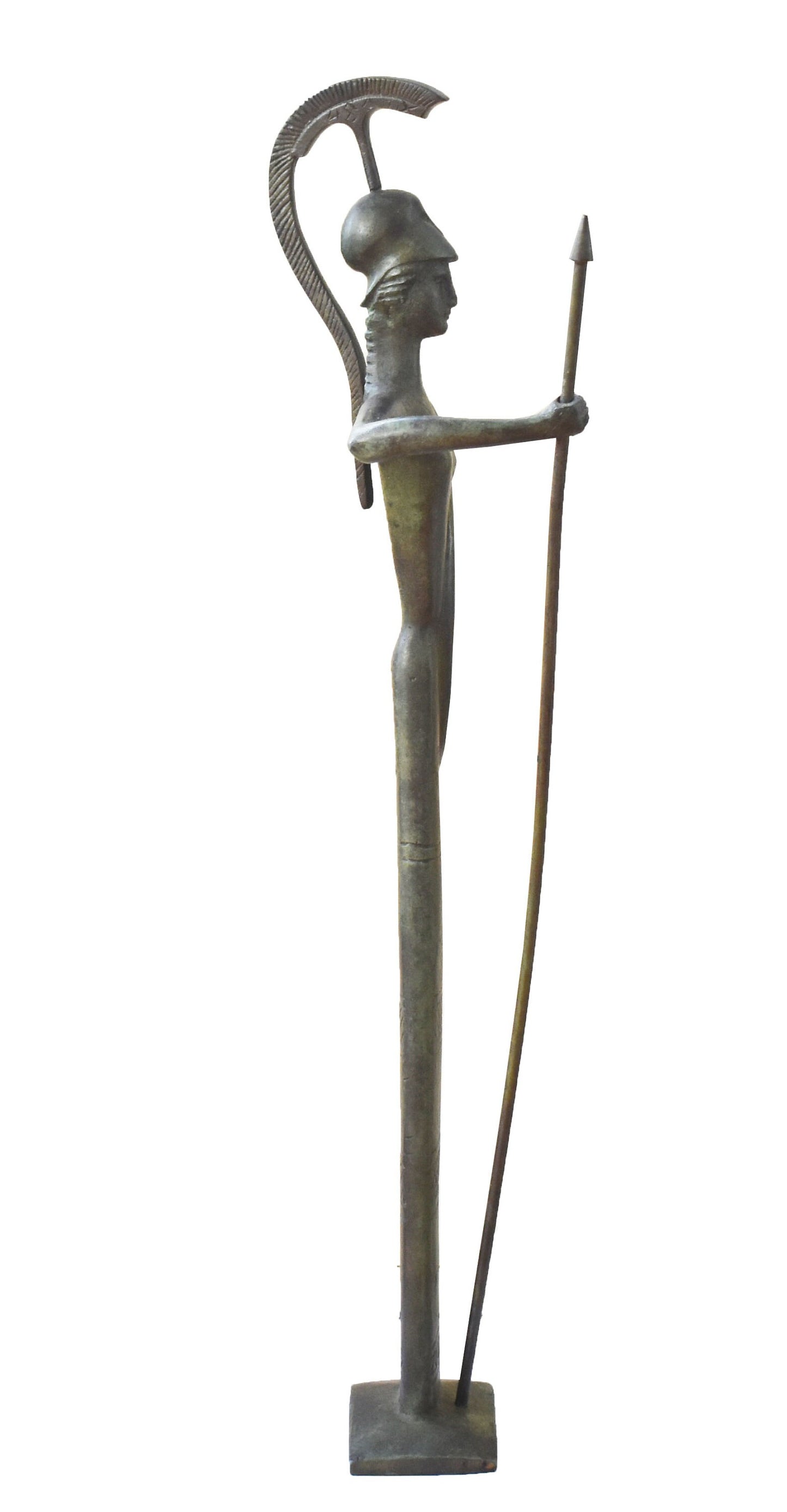 Athena Minerva - Greek Roman Goddess of wisdom and strategy - pure Bronze Sculpture