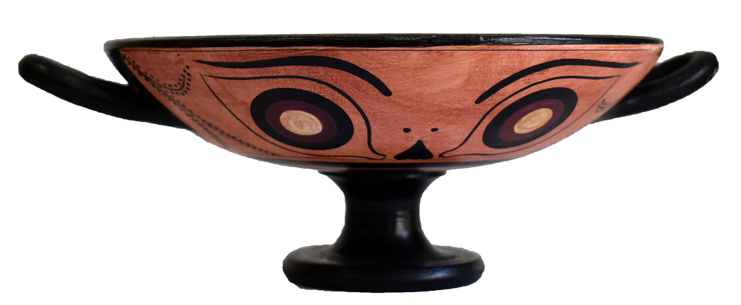Goddess Athena and Hercules small Red figure Kylix Vase - Munich Staatliche Museum