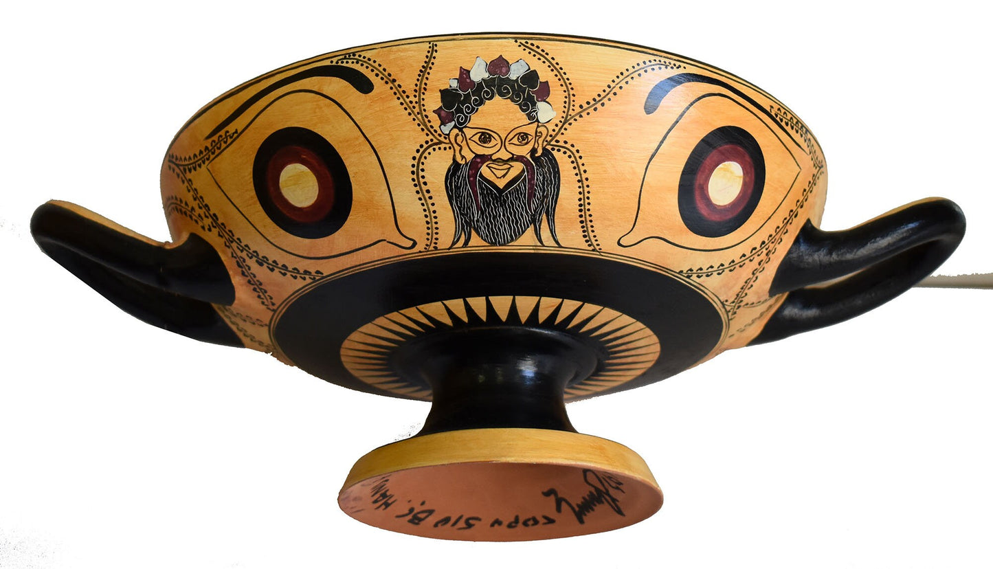 Dionysus and the Maenads - Black figure Kylix - God of wine and pleasure