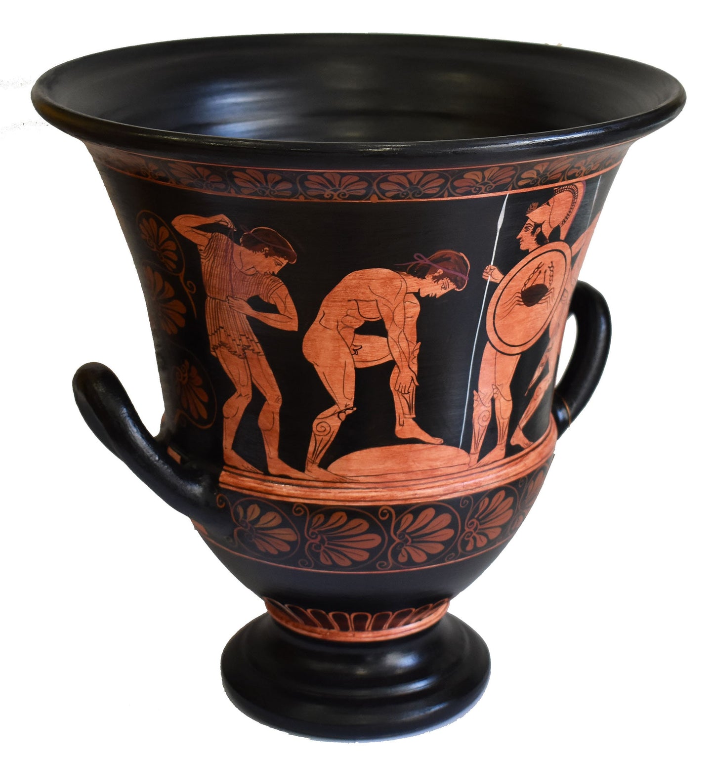 Euphronios or Sarpedon Krater - 515 BC - Metropolitan Museum of Art - Trojan War and Athenian youths Themes - Reproduction