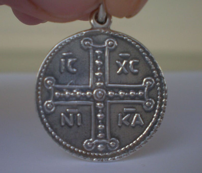 Byzantine Empire - Reign of Michael IV 1034 AD - Konstantinato - Pendant - 925 Sterling Silver