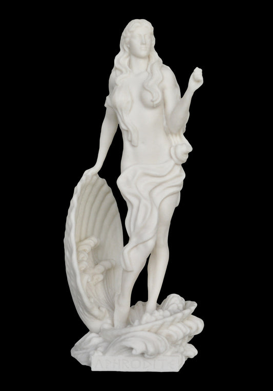 Aphrodite Venus – Greek Roman Goddess of Love, Beauty, Pleasure, Fertility, Desire and Procreation - Alabaster statue