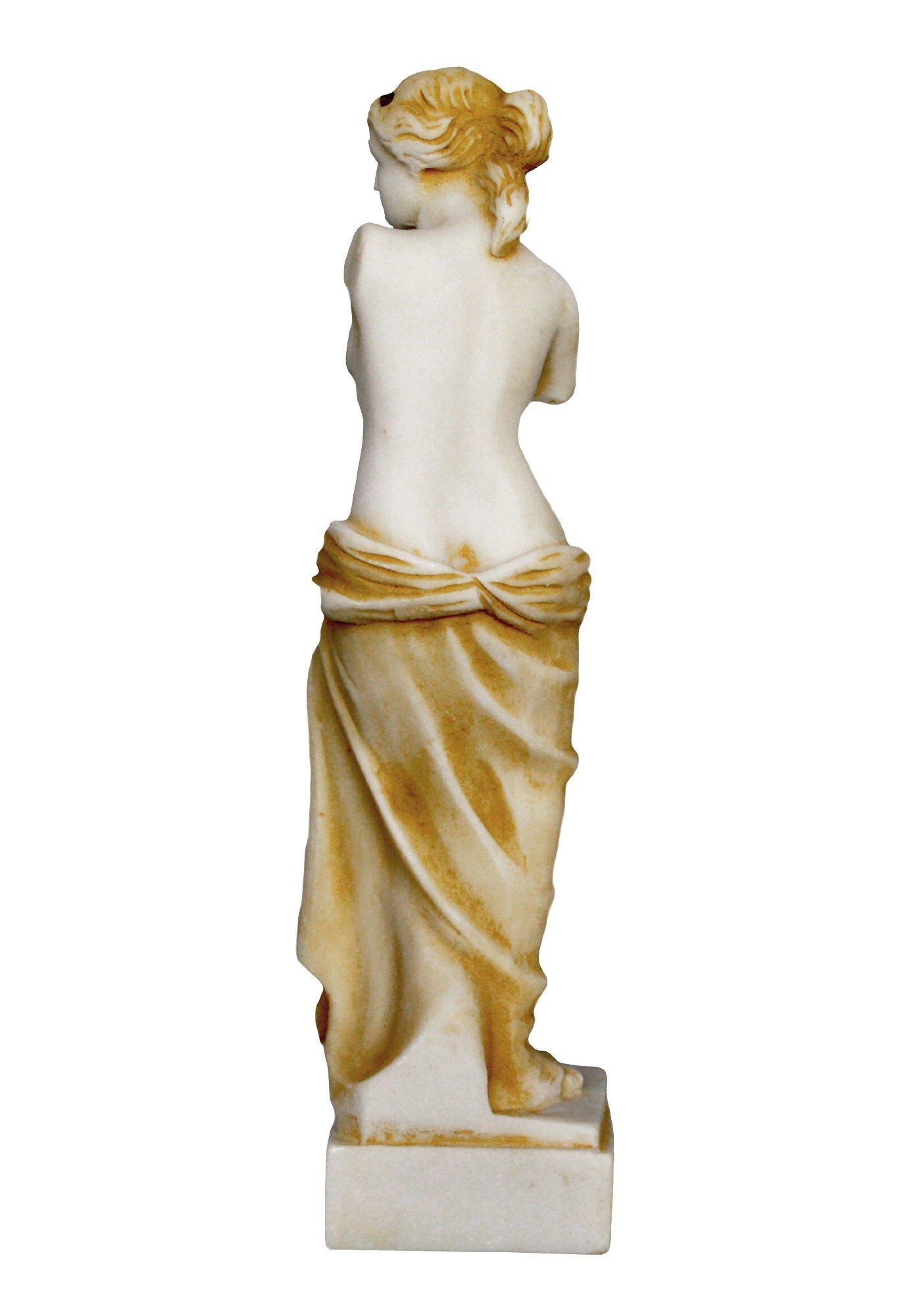 Aphrodite Venus – Greek Roman Goddess of Love, Beauty, Pleasure, Fertility, Desire and Procreation - Aged Alabaster Sculpture