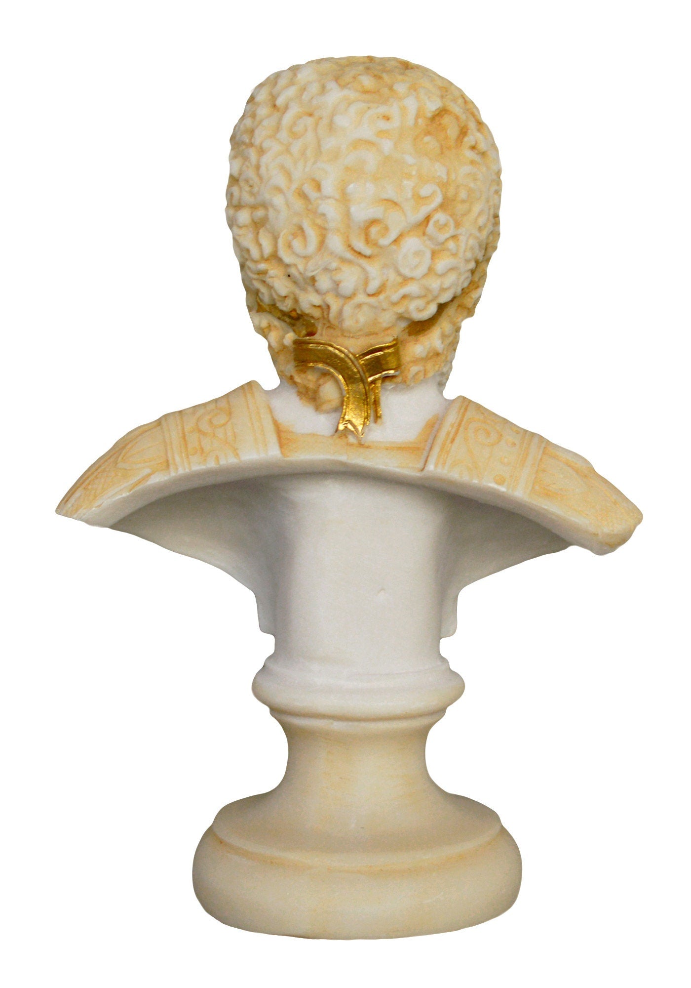 Philip II Bust - King of Macedonia - 382–336 BC - Expanded his Empire over all of Greece - Father of Alexander the Great - Alabaster Statue