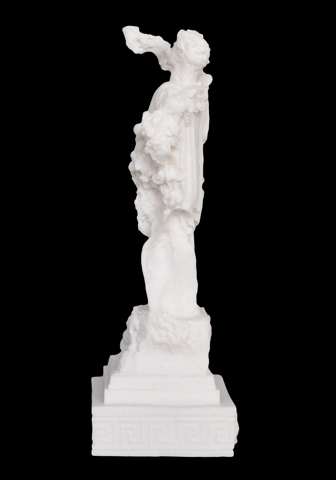 Dionysus Bacchus - Greek Roman God of Wine, Fertility, Ritual Madness, Theater and Religious Ecstasy - Alabaster Statue