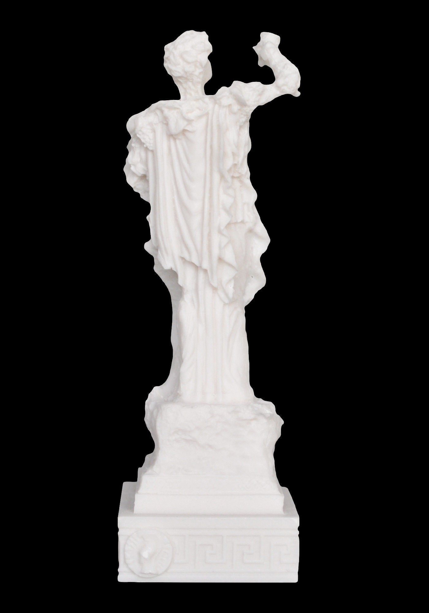 Dionysus Bacchus - Greek Roman God of Wine, Fertility, Ritual Madness, Theater and Religious Ecstasy - Alabaster Statue