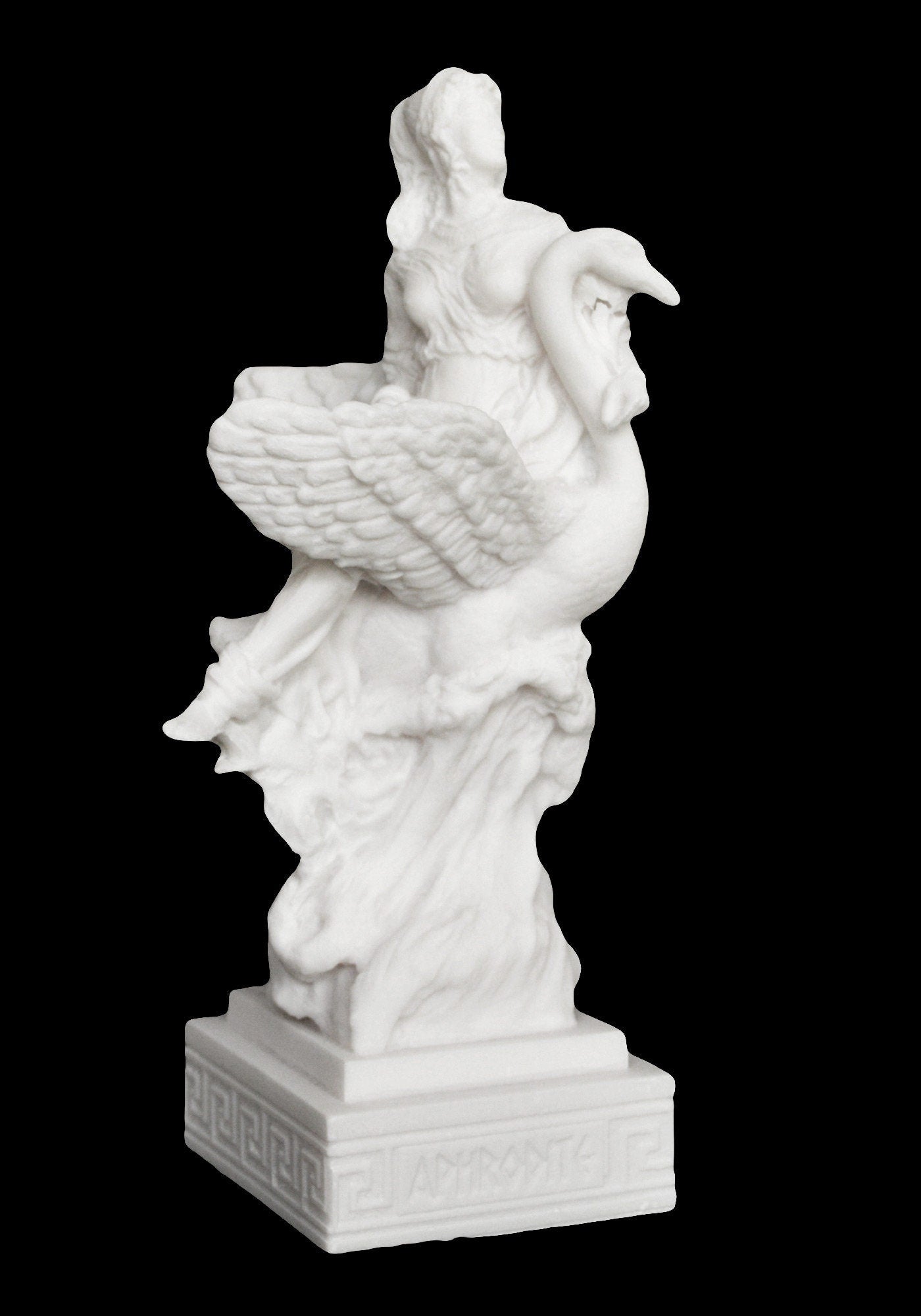 Aphrodite Venus with Swan – Greek Roman Goddess of Love, Beauty, Pleasure, Fertility, Desire and Procreation - Alabaster Statue