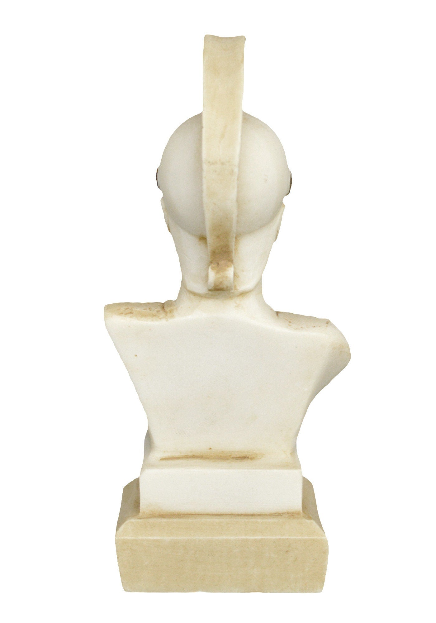 Ares Mars Bust - Greek Roman God of War and Courage - Spirit of Battle - Son of Zeus and Hera - Olympian God - Aged Alabaster