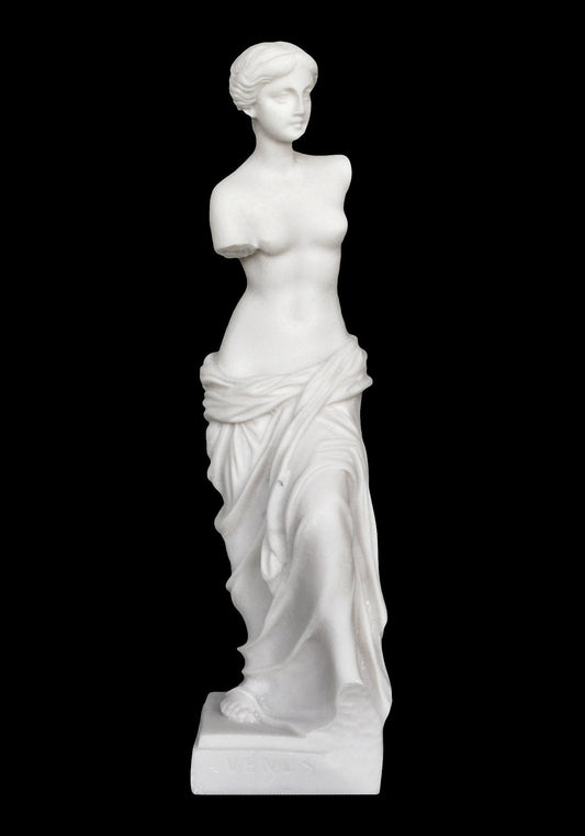 Aphrodite Venus – Greek Roman Goddess of Love, Beauty, Pleasure, Fertility, Desire and Procreation - Alabaster sculpture
