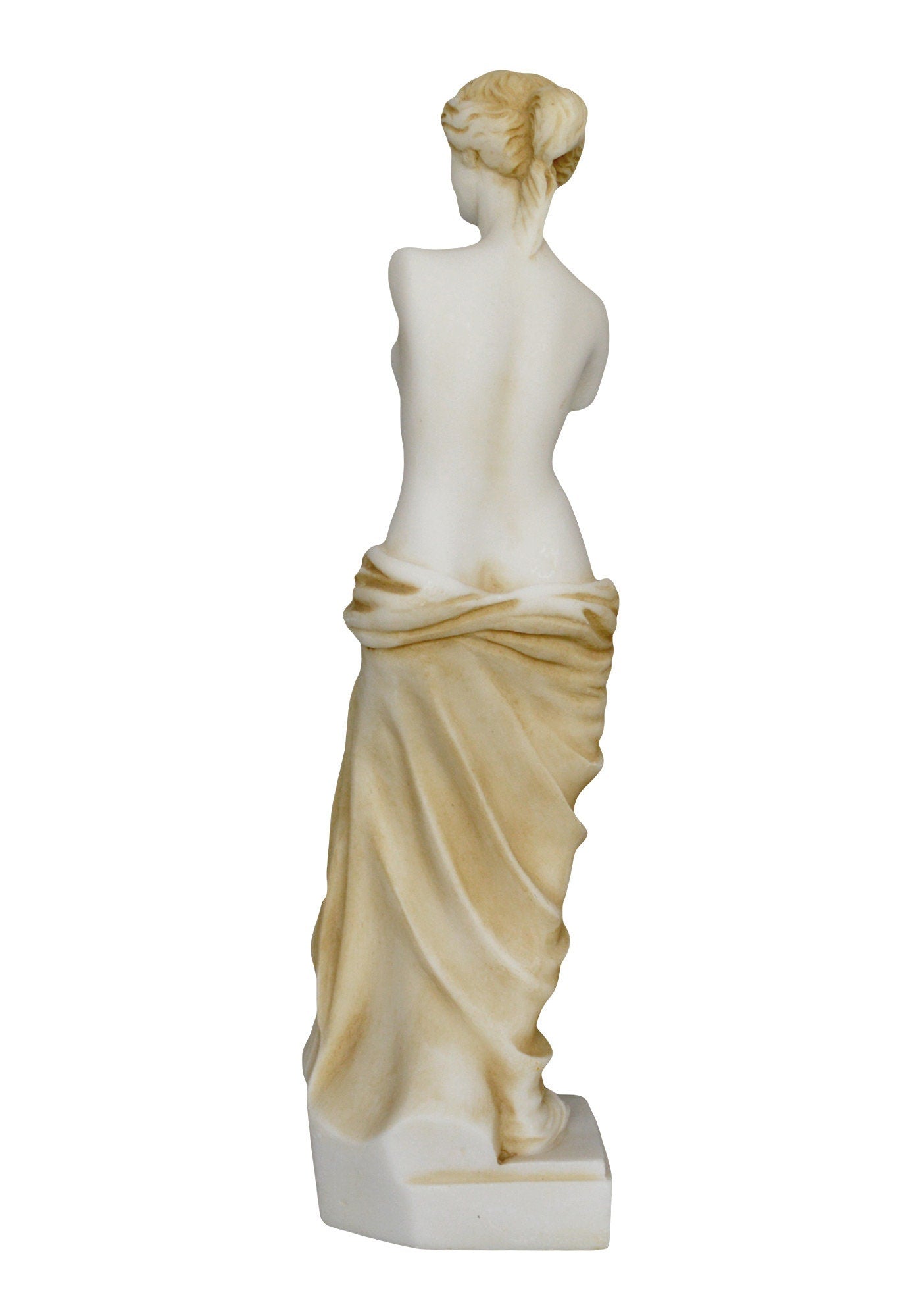 Aphrodite Venus - Greek Roman Goddess of Sexual Love and Beauty, Fertility, Procreation - Aged Alabaster Statue