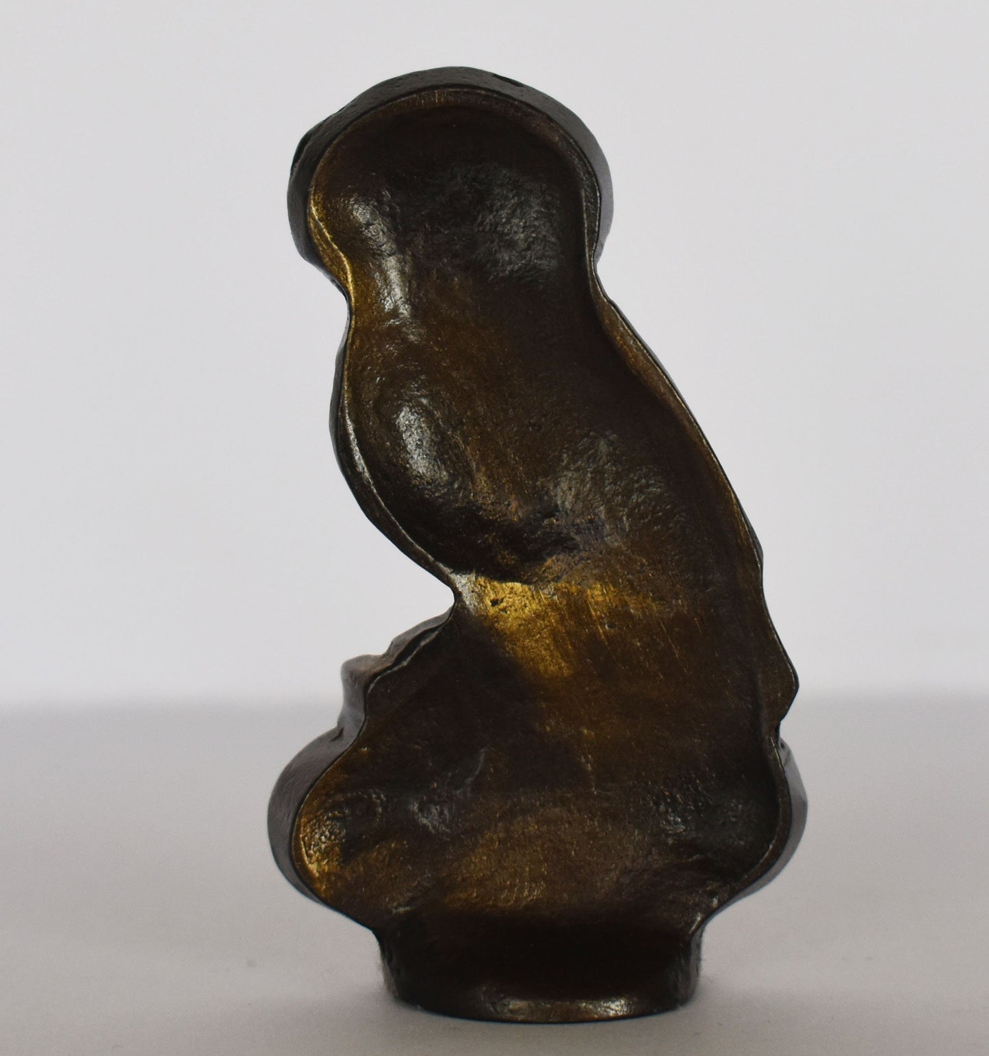 Athenian Owl - symbol of wisdom - ancient Greek reproduction - pure Bronze Sculpture