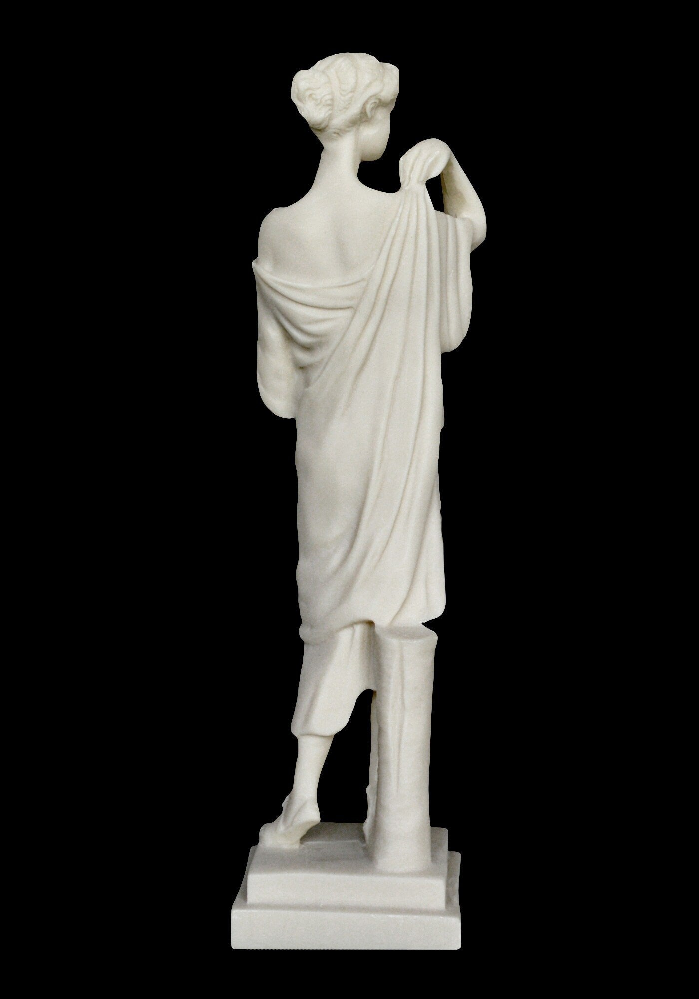 Artemis Diana – Greek Roman Goddess of Hunt, the Wilderness, Wild Animals, the Moon, and Chastity - Mythology - Alabaster Statue
