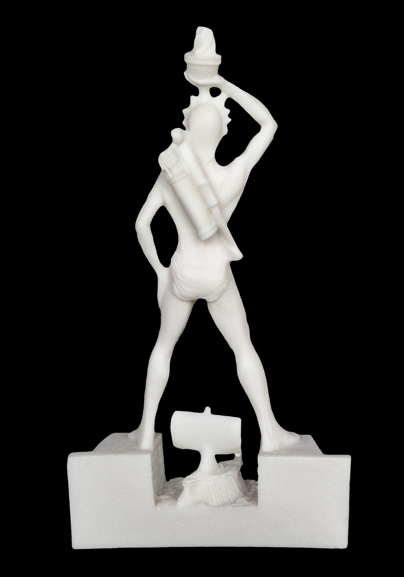 Colossus of Rhodes - Sun God Helios - 280-226 BC - One of the Seven Wonders of the Ancient World - Alabaster Statue