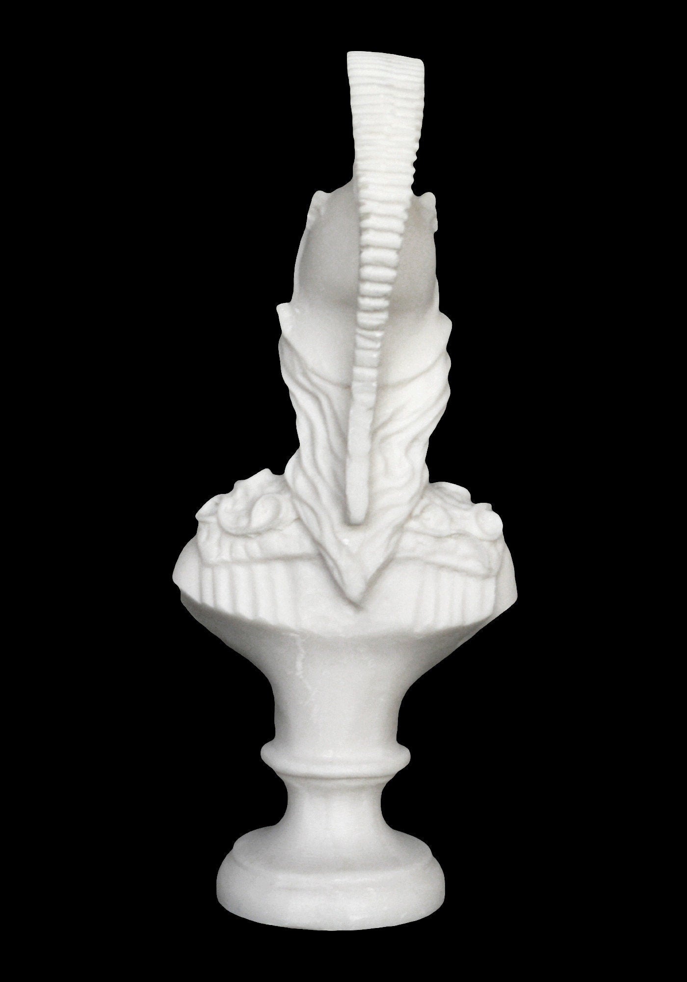 Athena Minerva - Greek Roman Goddess of Strength, Strategy, Symbol of Wisdom - Alabaster Bust