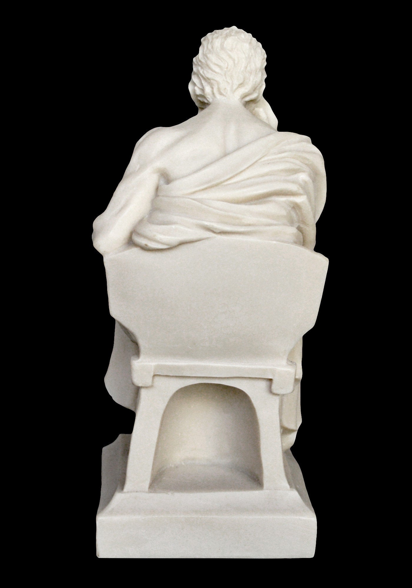 Socrates - Ancient Greek Philosopher - 470-399 BC - Teacher of Plato - Father of Western Philosophy - Alabaster sculpture