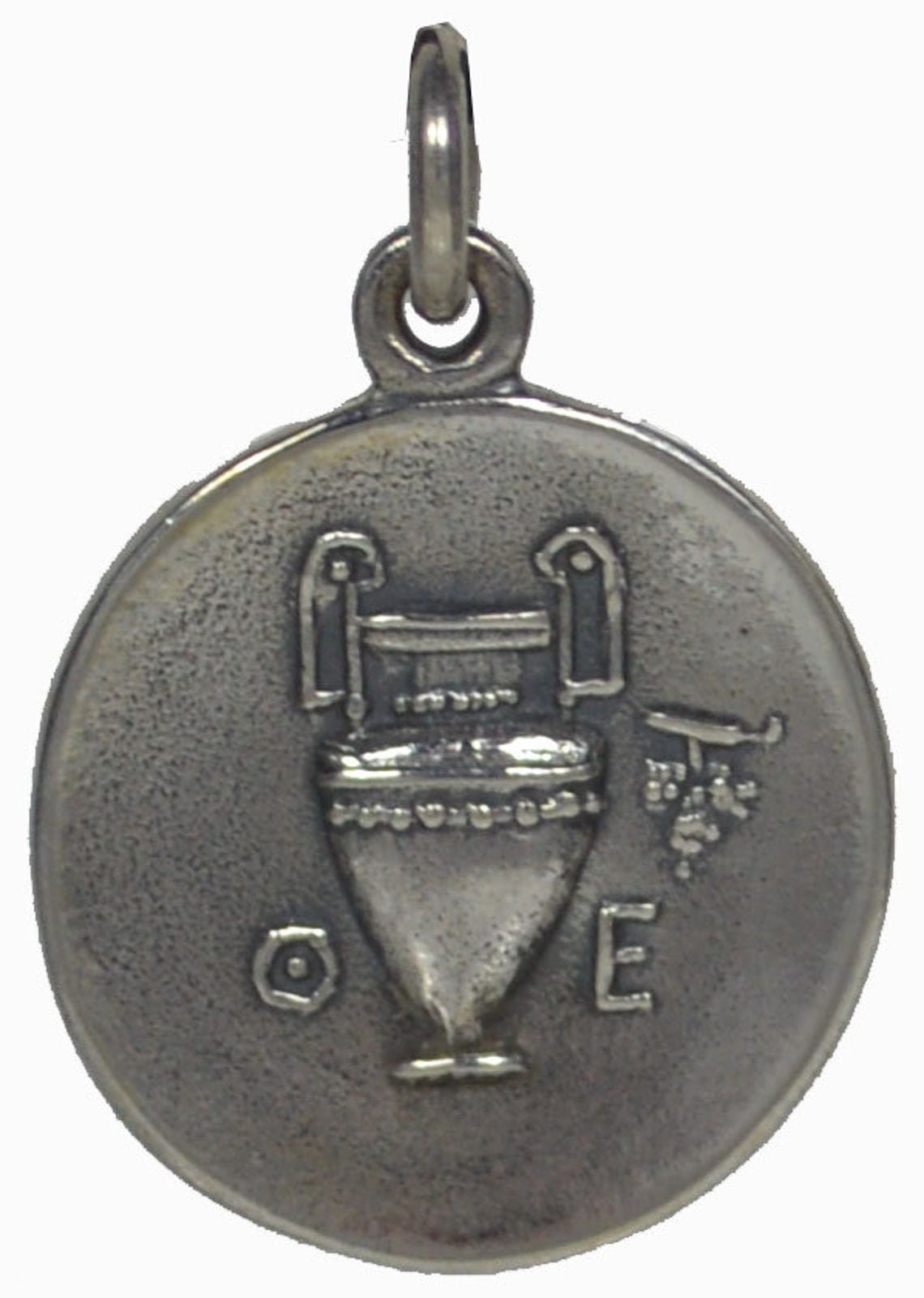 Ancient Greek Shield and Amphora - Thebes, Boeotia - 425–400 BC - Coin Pendant - 925 Sterling Silver