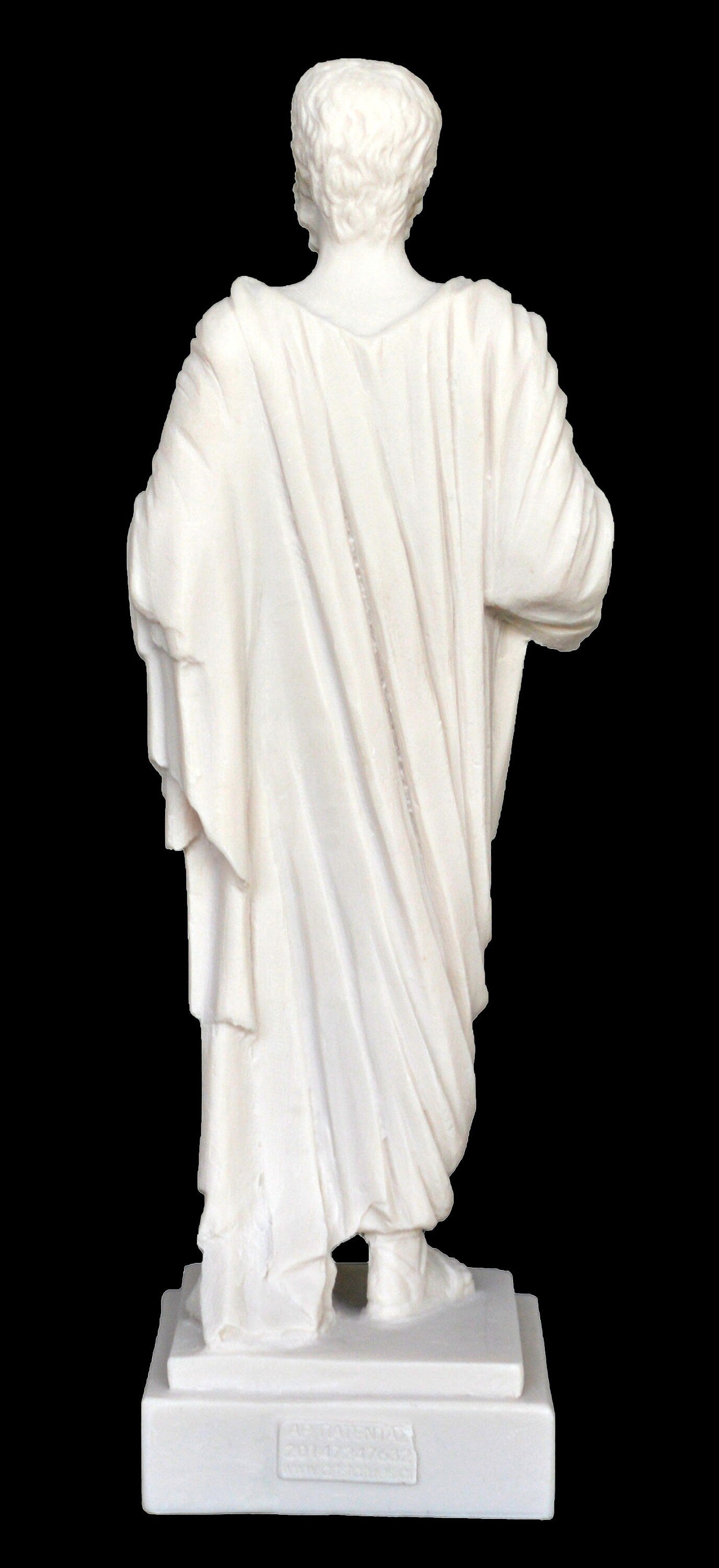 Plato - Ancient Greek Philosopher - one of the most important figures of the Ancient Greek world - Alabaster Statue