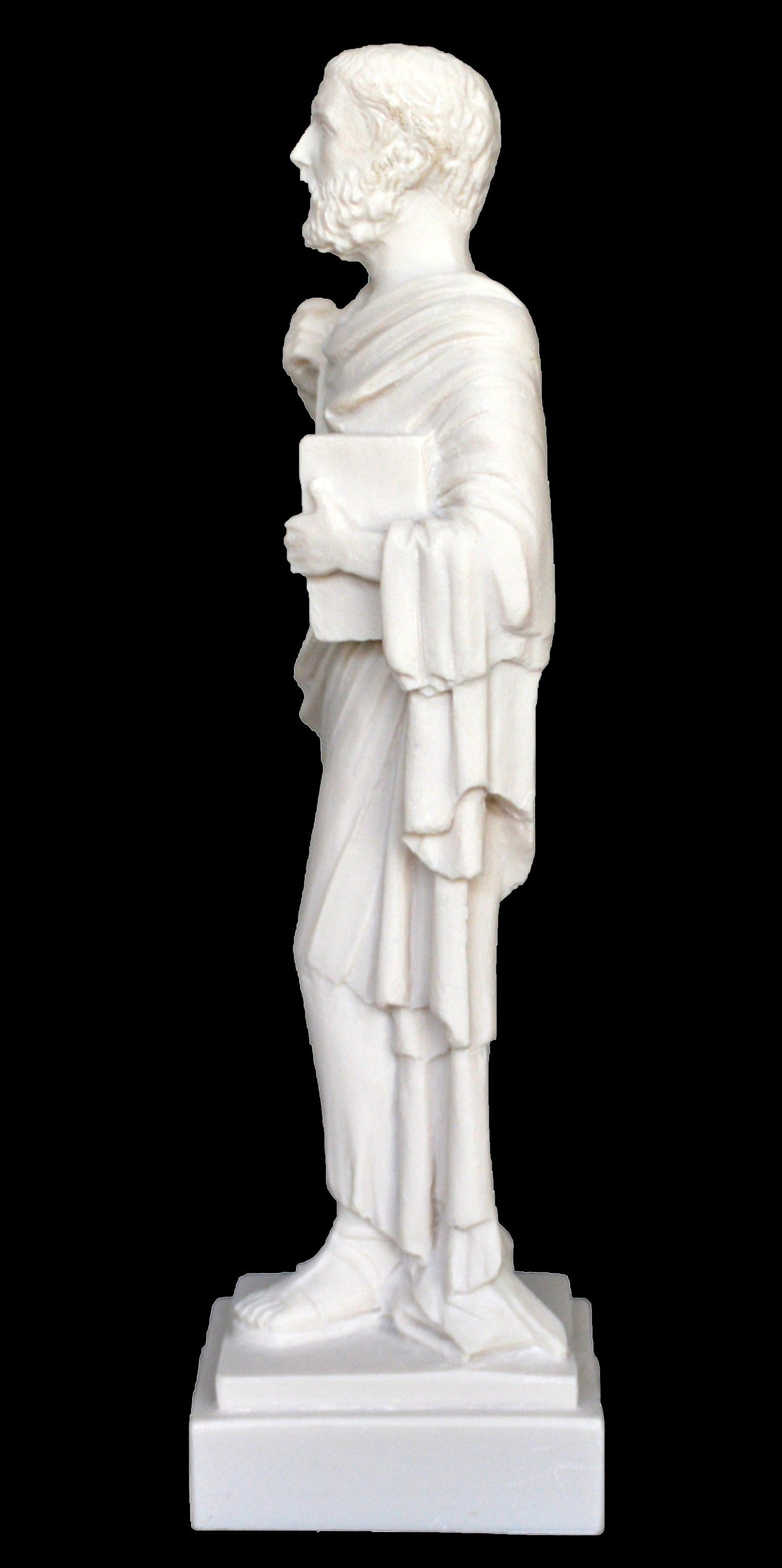 Plato - Ancient Greek Philosopher - one of the most important figures of the Ancient Greek world - Alabaster Statue