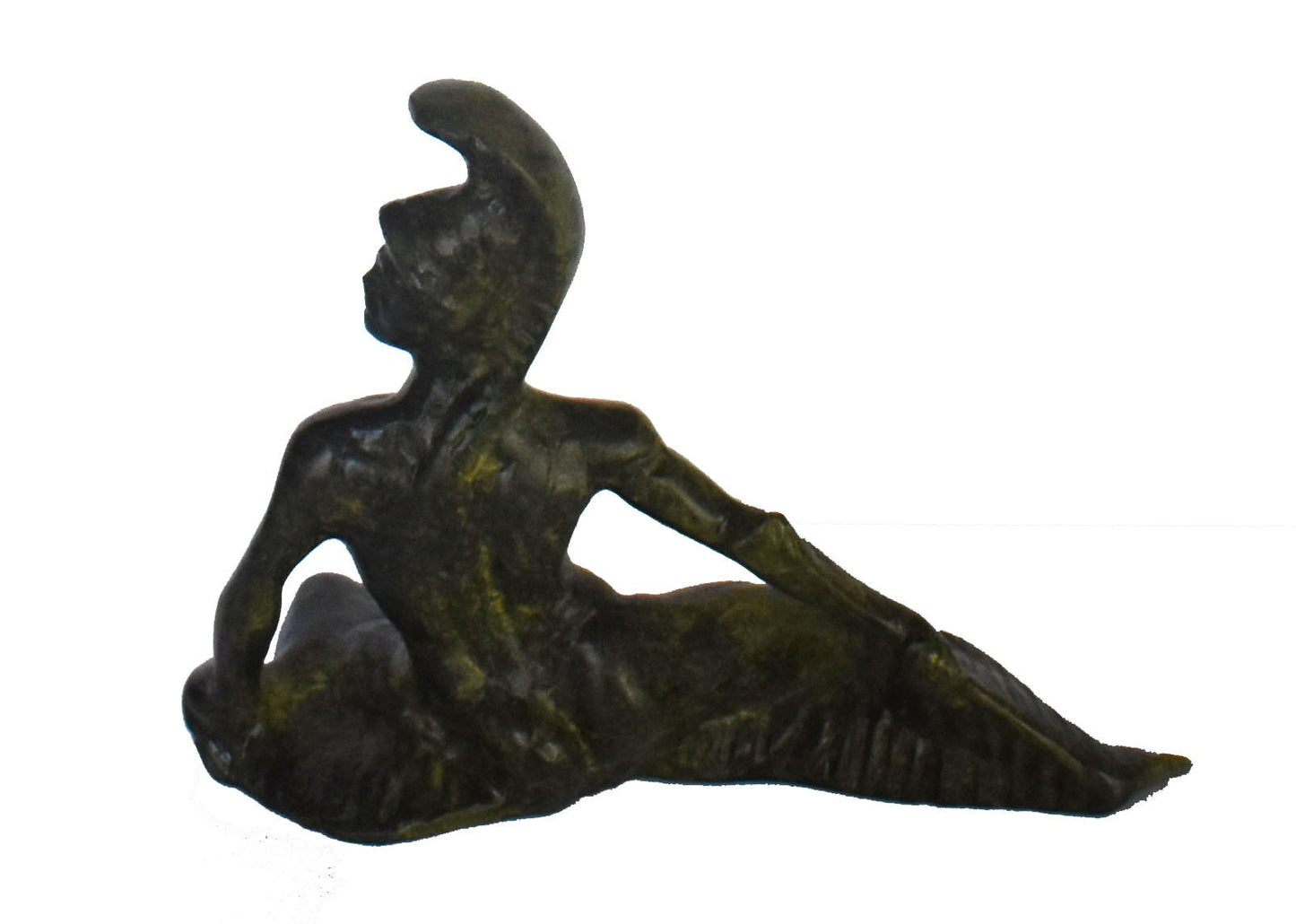 Achilles - ancient Greek Hero and king of the Myrmidons, scene of death - Bronze Sculpture