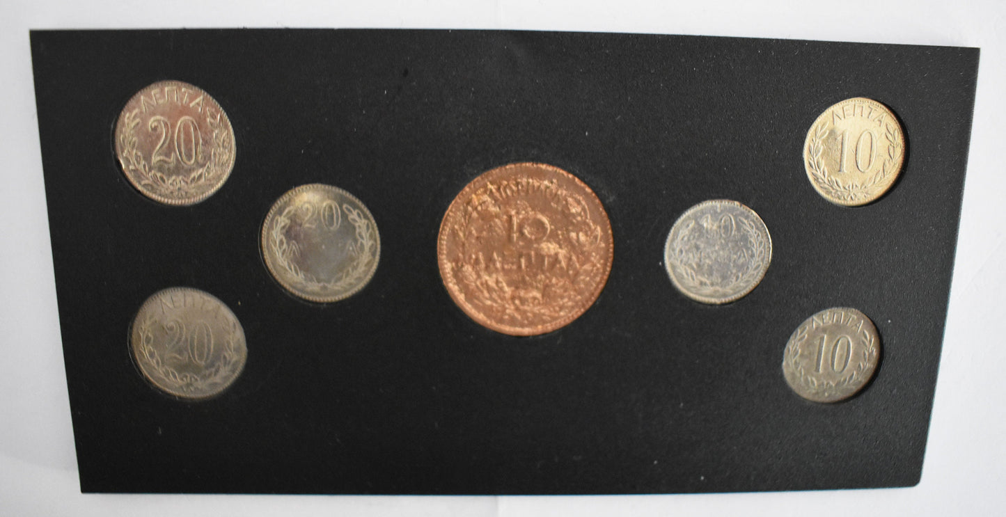 Drachmas - National Currency of Greece - Pre-Euro Coinage - 1869 - 1900 - Original Coins Collection
