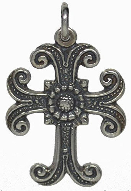 Byzantine Cross - Symbol of Faith - Constantinople - Pendant - 925 Sterling Silver