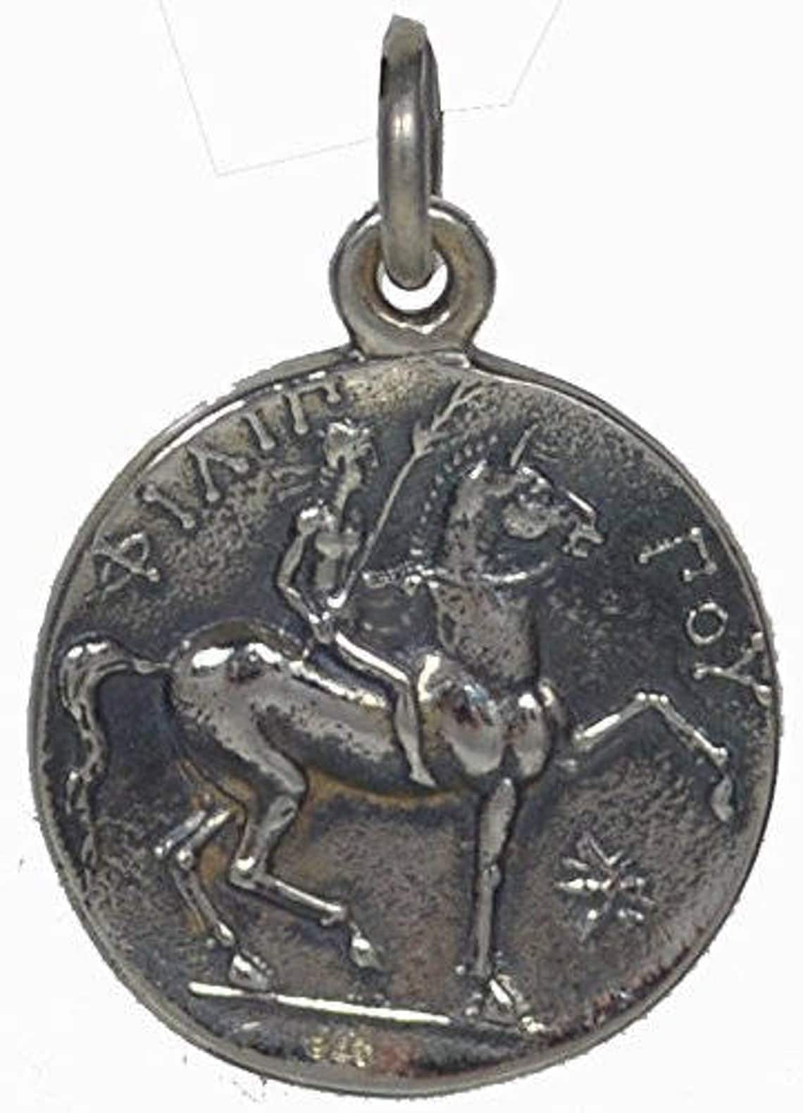 Philip II, Macedonian King Depicting Zeus - Tetradrachm of Pella, 359-336 BC - Coin Pendant - 925 Sterling Silver